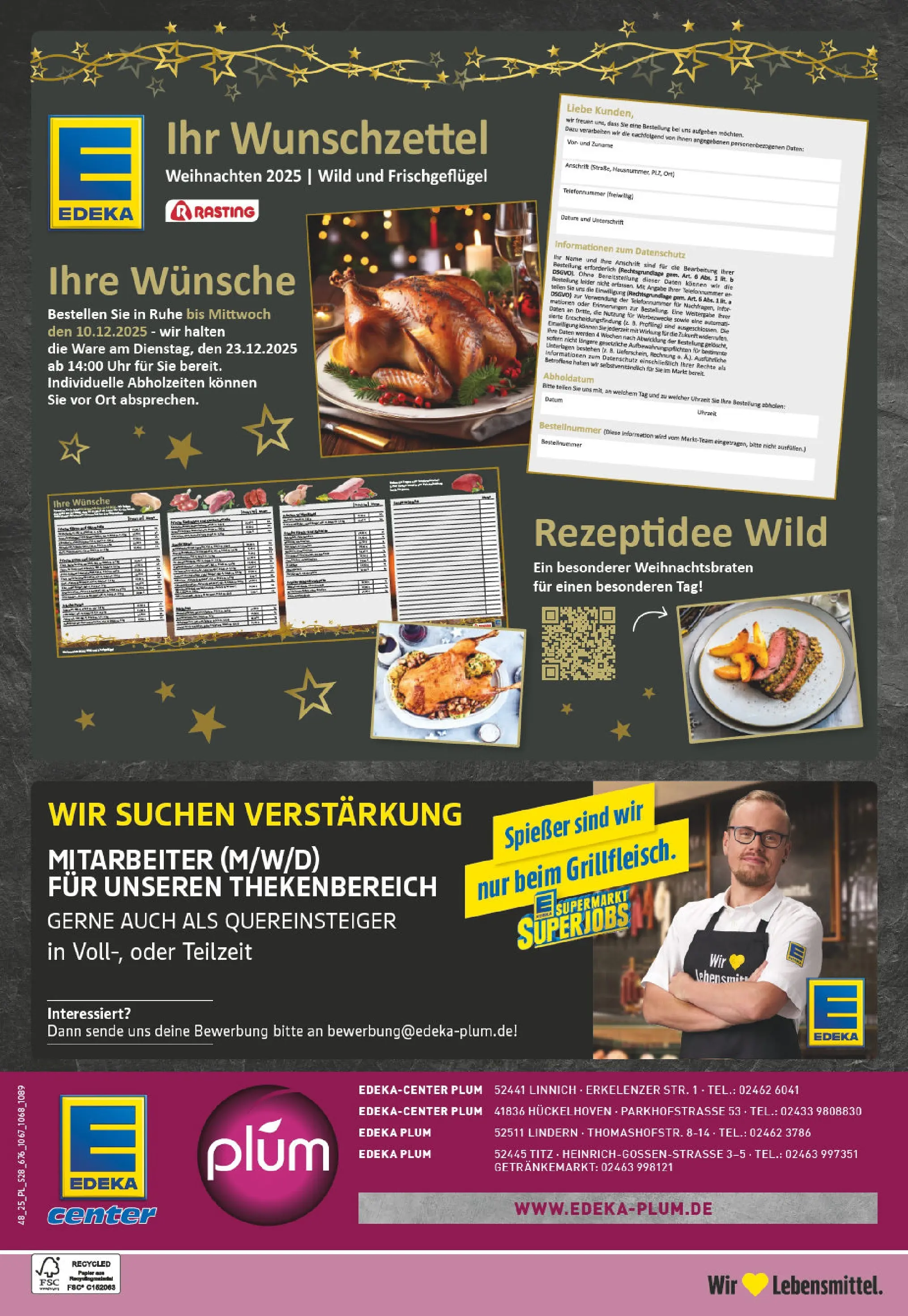 Edeka prospekt Linnich	 (ab 23.11.2025) » Angebote Online | Seite: 28 | Produkte: Grillfleisch, Uhr