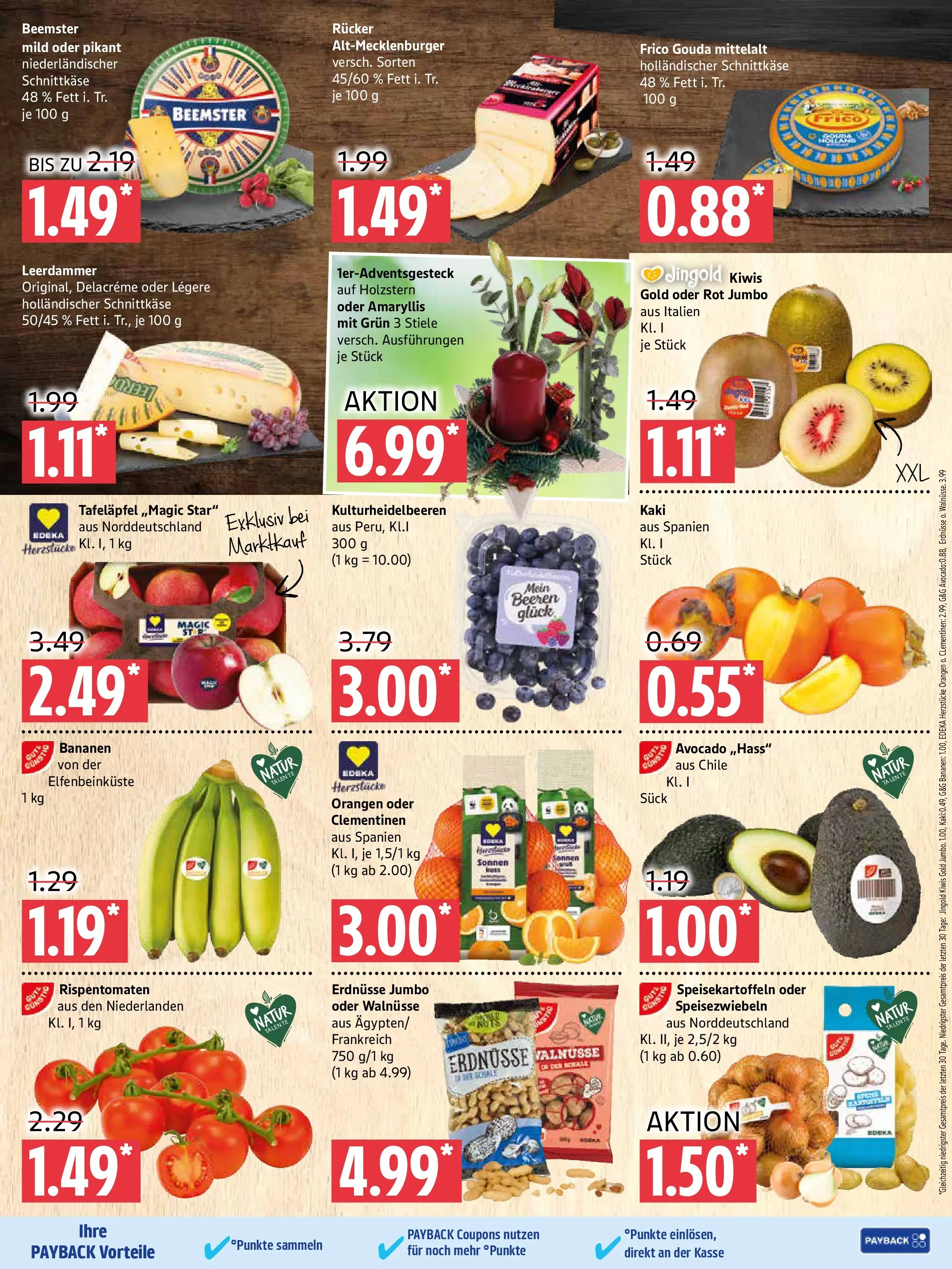 Edeka prospekt Prenzlau	 (ab 23.11.2025) » Angebote Online | Seite: 3 | Produkte: Gouda, Orangen, Kaki, Kiwi