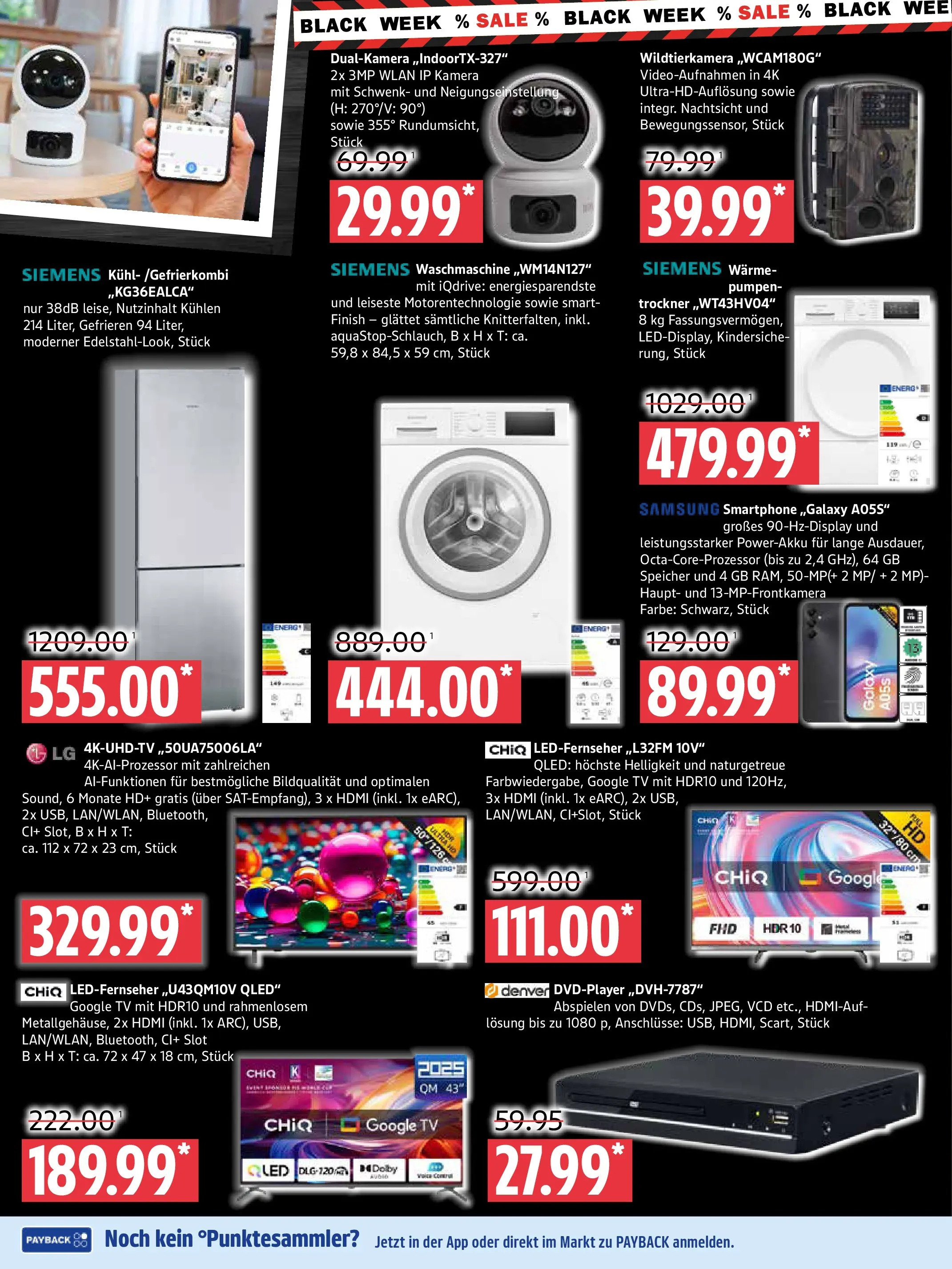 Edeka prospekt Prenzlau	 (ab 23.11.2025) » Angebote Online | Seite: 10 | Produkte: Trockner, Waschmaschine, Samsung, Dvd