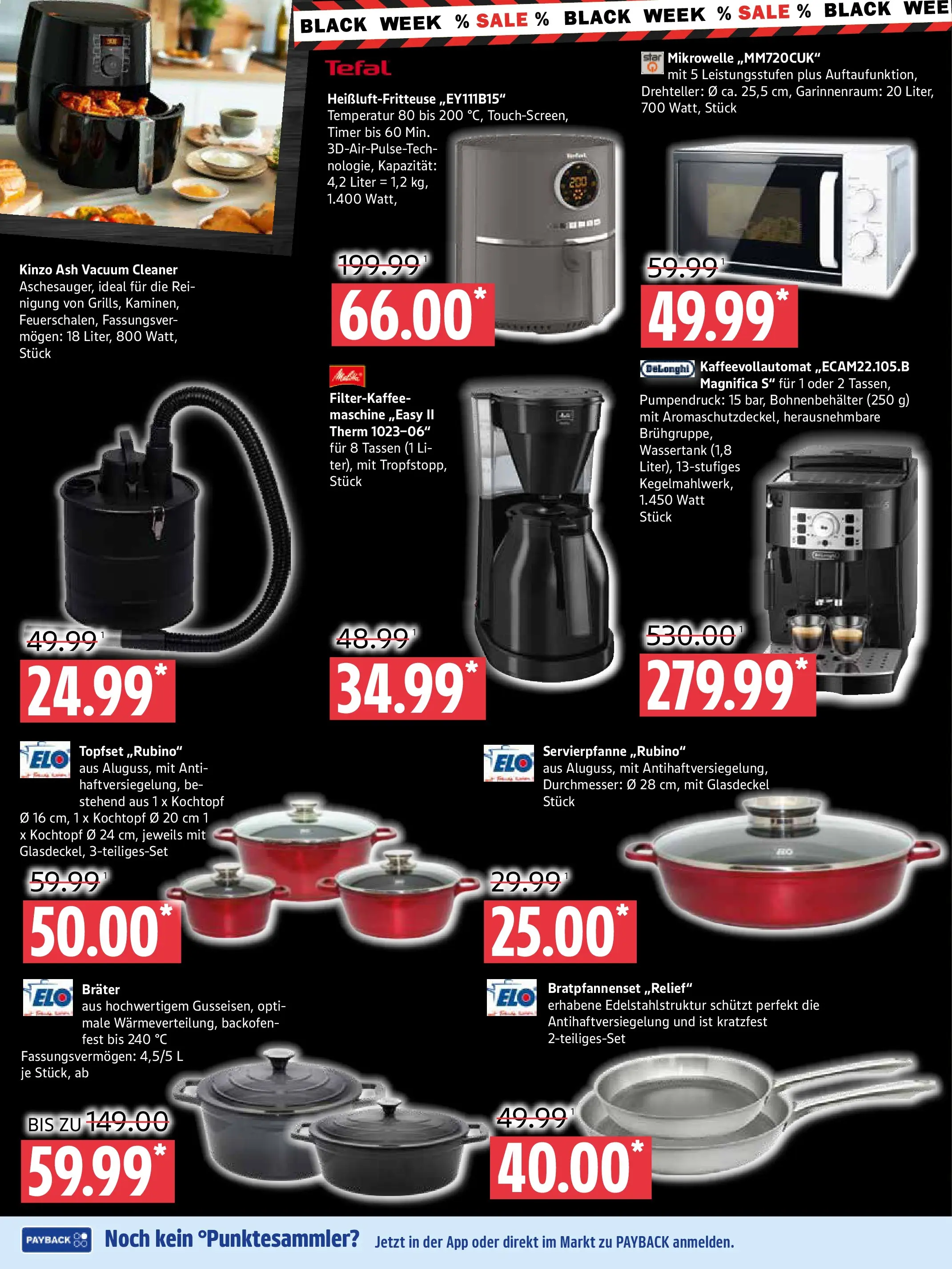 Edeka prospekt Prenzlau	 (ab 23.11.2025) » Angebote Online | Seite: 12 | Produkte: Mikrowelle, Backofen, Kaffeevollautomat, Heißluftfritteuse