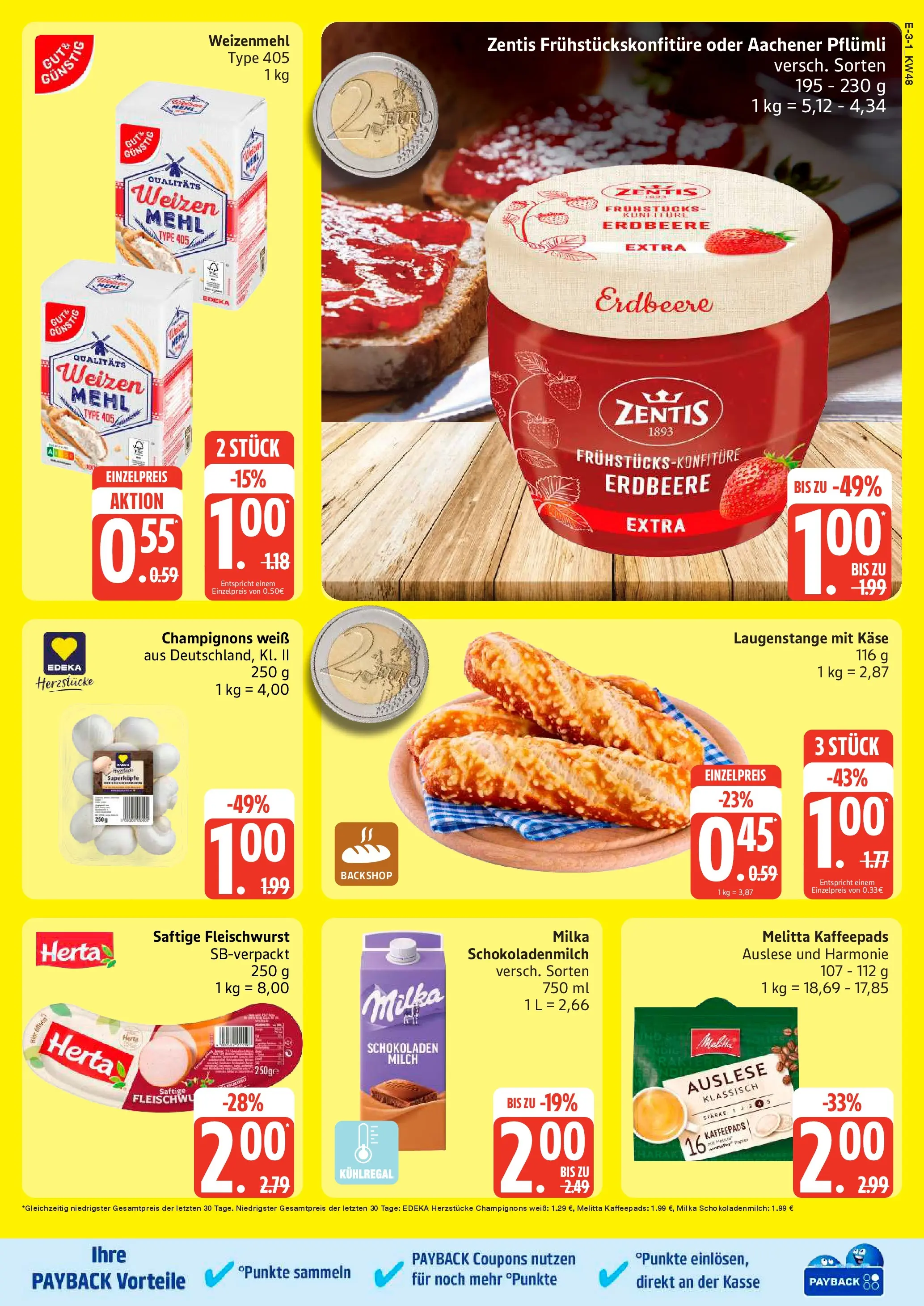 Marktkauf - Marktkauf: Wochenangebote (ab 23.11.2025) » Angebote online | Seite: 3 | Produkte: Melitta, Mehl, Käse, Weizenmehl