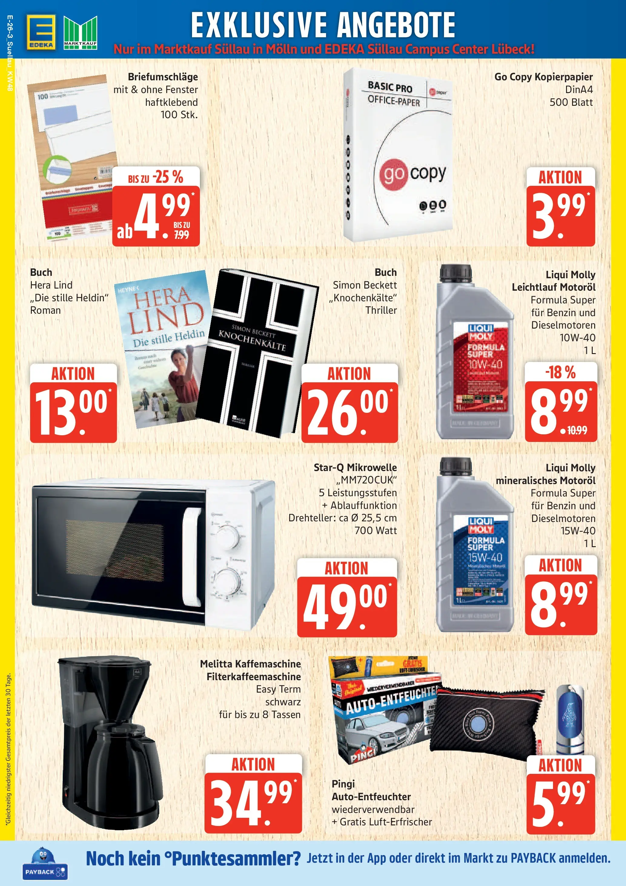 Marktkauf - Marktkauf: Wochenangebote (ab 23.11.2025) » Angebote online | Seite: 32 | Produkte: Melitta, Mikrowelle, Filterkaffeemaschine