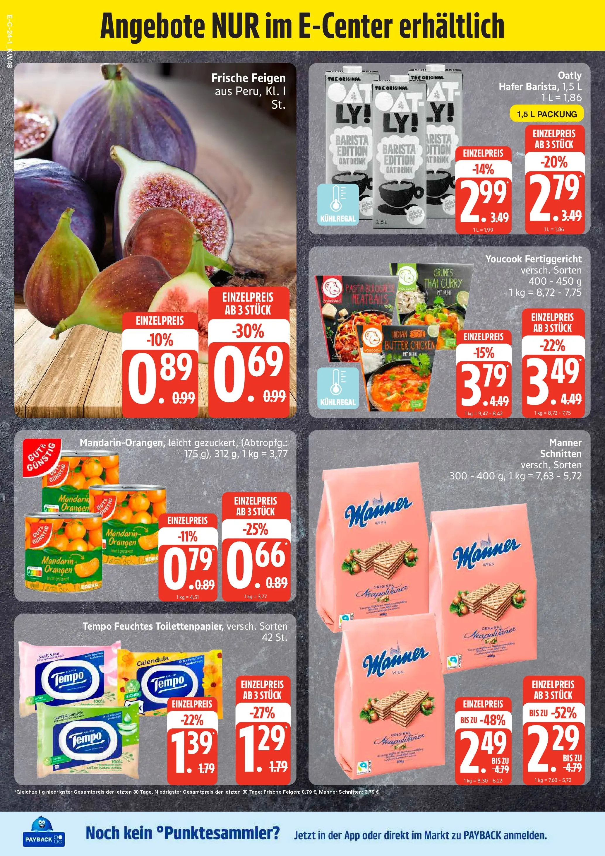 Edeka prospekt Bremervörde	 (ab 23.11.2025) » Angebote Online | Seite: 30 | Produkte: Orangen, Tempo, Pasta, Feuchtes Toilettenpapier