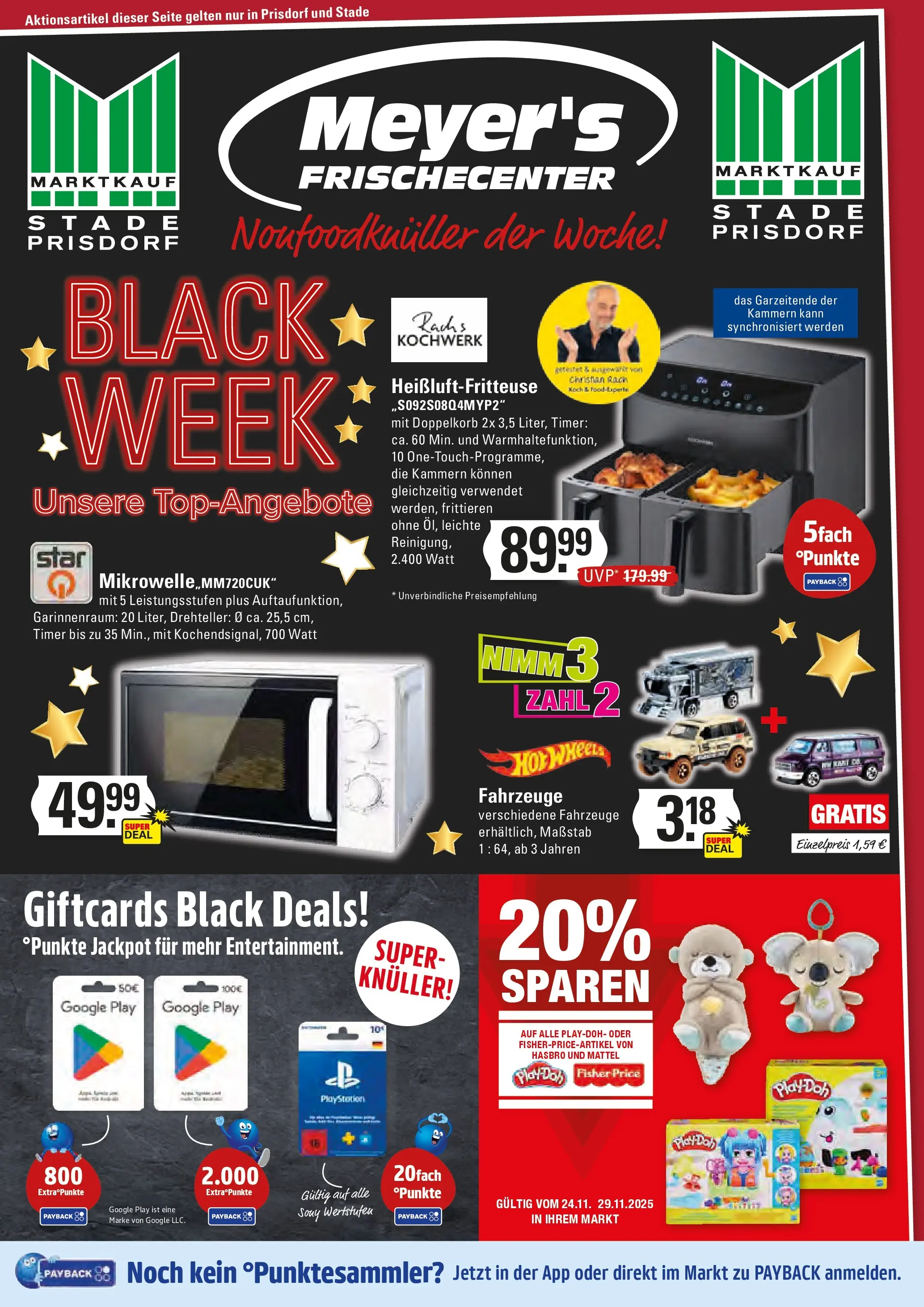 Edeka prospekt Stade	 (ab 23.11.2025) » Angebote Online | Seite: 17 | Produkte: Sony, Heißluftfritteuse