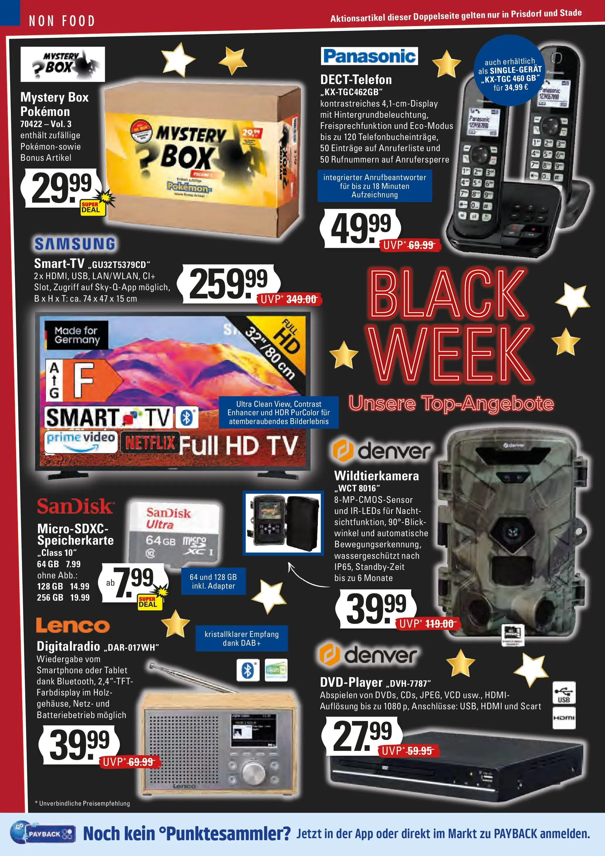 Edeka prospekt Stade	 (ab 23.11.2025) » Angebote Online | Seite: 22 | Produkte: Box, Smart TV, Tablet, Video