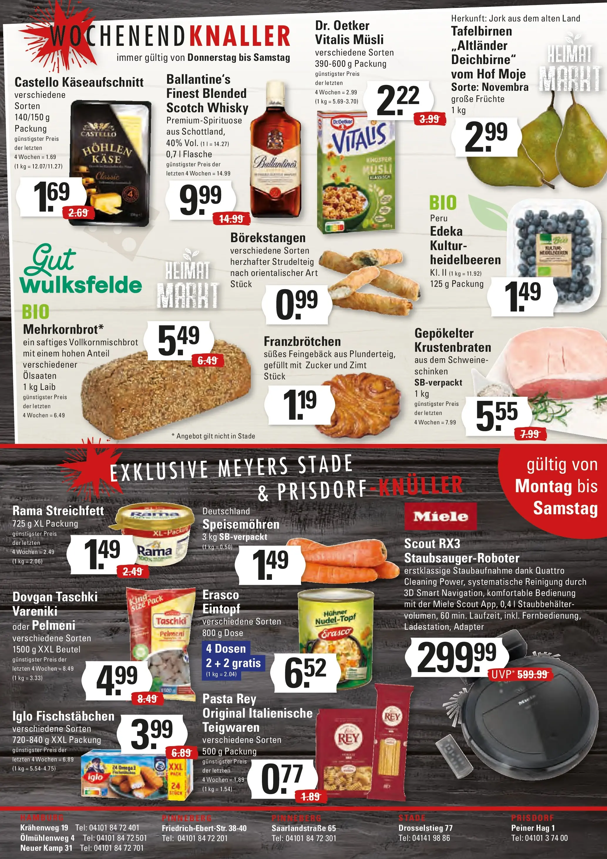 Edeka prospekt Stade	 (ab 23.11.2025) » Angebote Online | Seite: 24 | Produkte: Musli, Miele, Iglo, Erasco