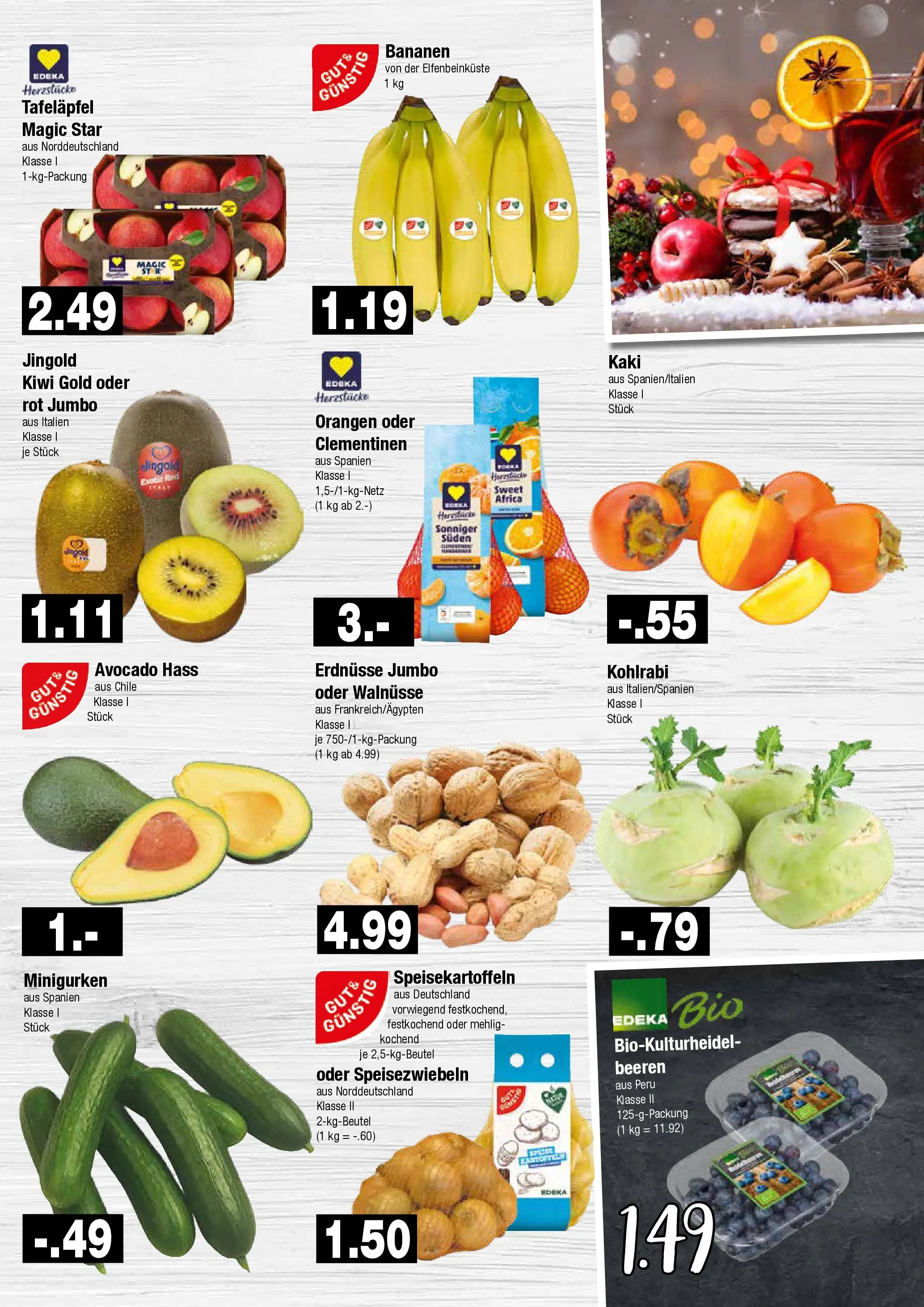 Edeka prospekt Hamburg	 (ab 23.11.2025) » Angebote Online | Seite: 3 | Produkte: Erdnüsse, Walnüsse, Orangen, Kaki