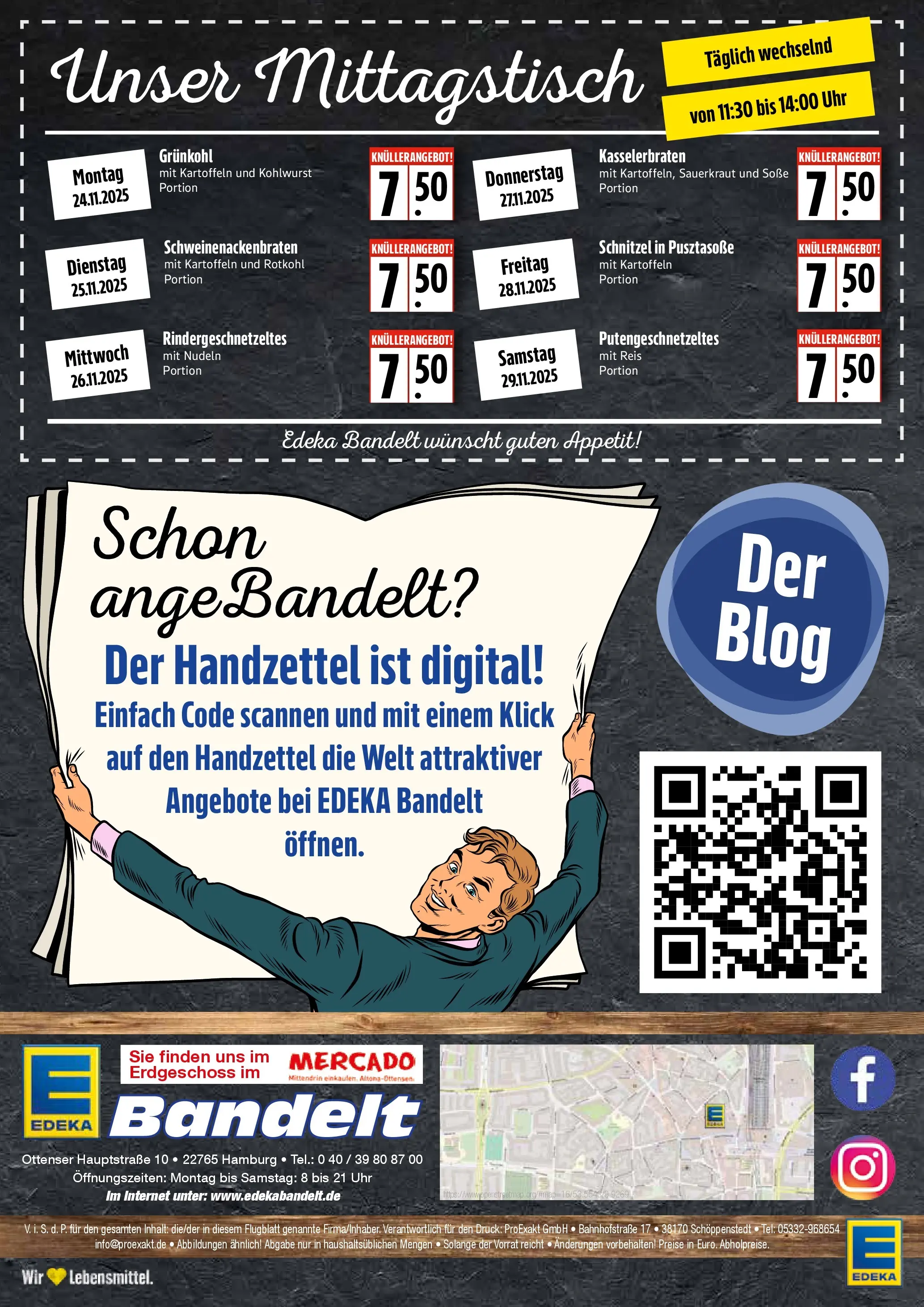 Edeka prospekt Hamburg	 (ab 23.11.2025) » Angebote Online | Seite: 8 | Produkte: Rotkohl, Soße, Reis, Nudeln