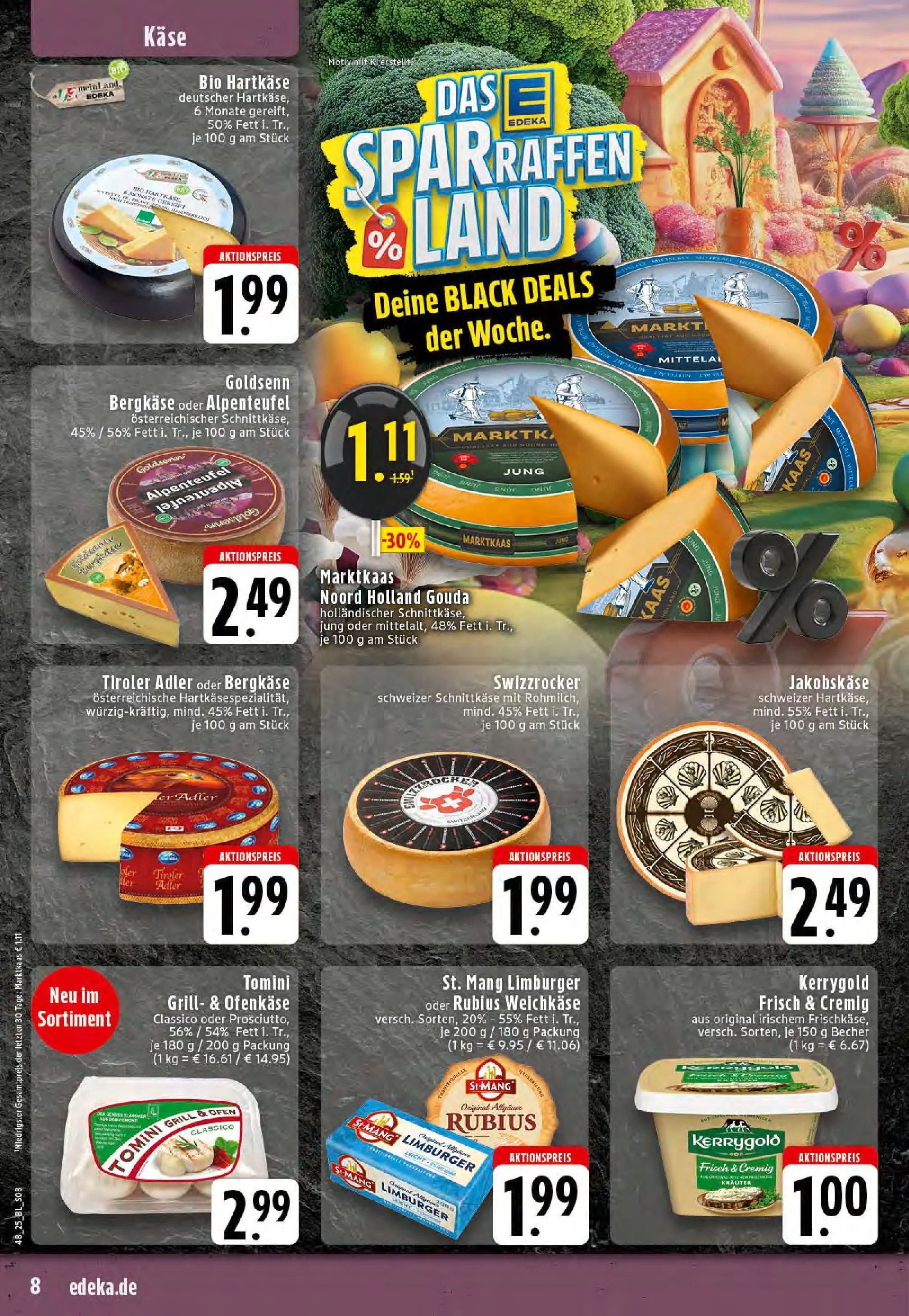 Edeka prospekt Stolberg	 (ab 23.11.2025) » Angebote Online | Seite: 8 | Produkte: Ofen, Grill, Käse, Gouda