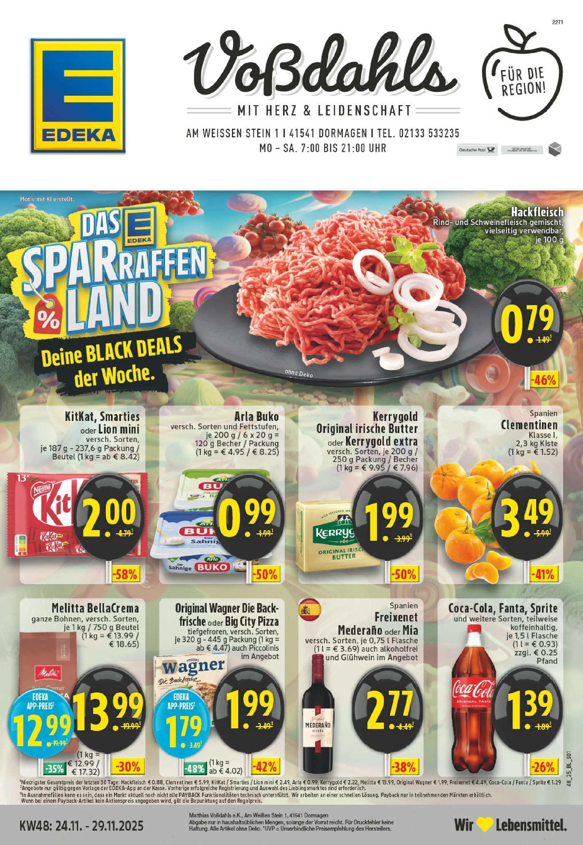 Edeka prospekt Dormagen	 (ab 23.11.2025) » Angebote Online | Seite: 1