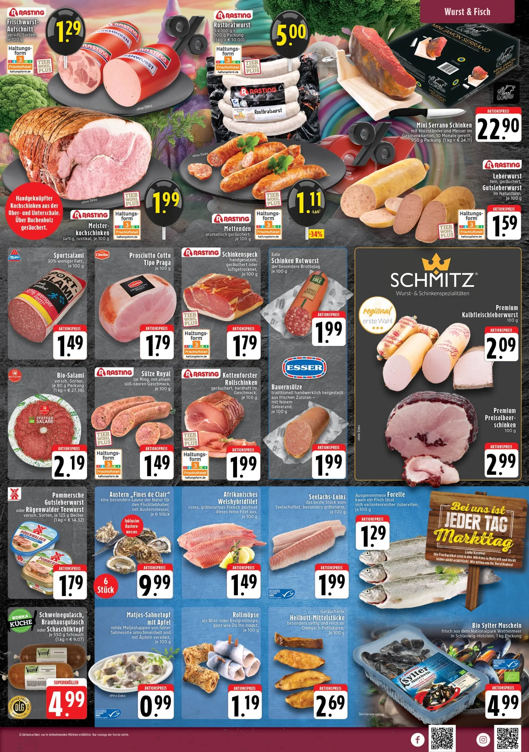 Edeka prospekt Mönchengladbach-Bettrath	 (ab 23.11.2025) » Angebote Online | Seite: 3 | Produkte: Apple, Fisch, Pfeffer, Salami