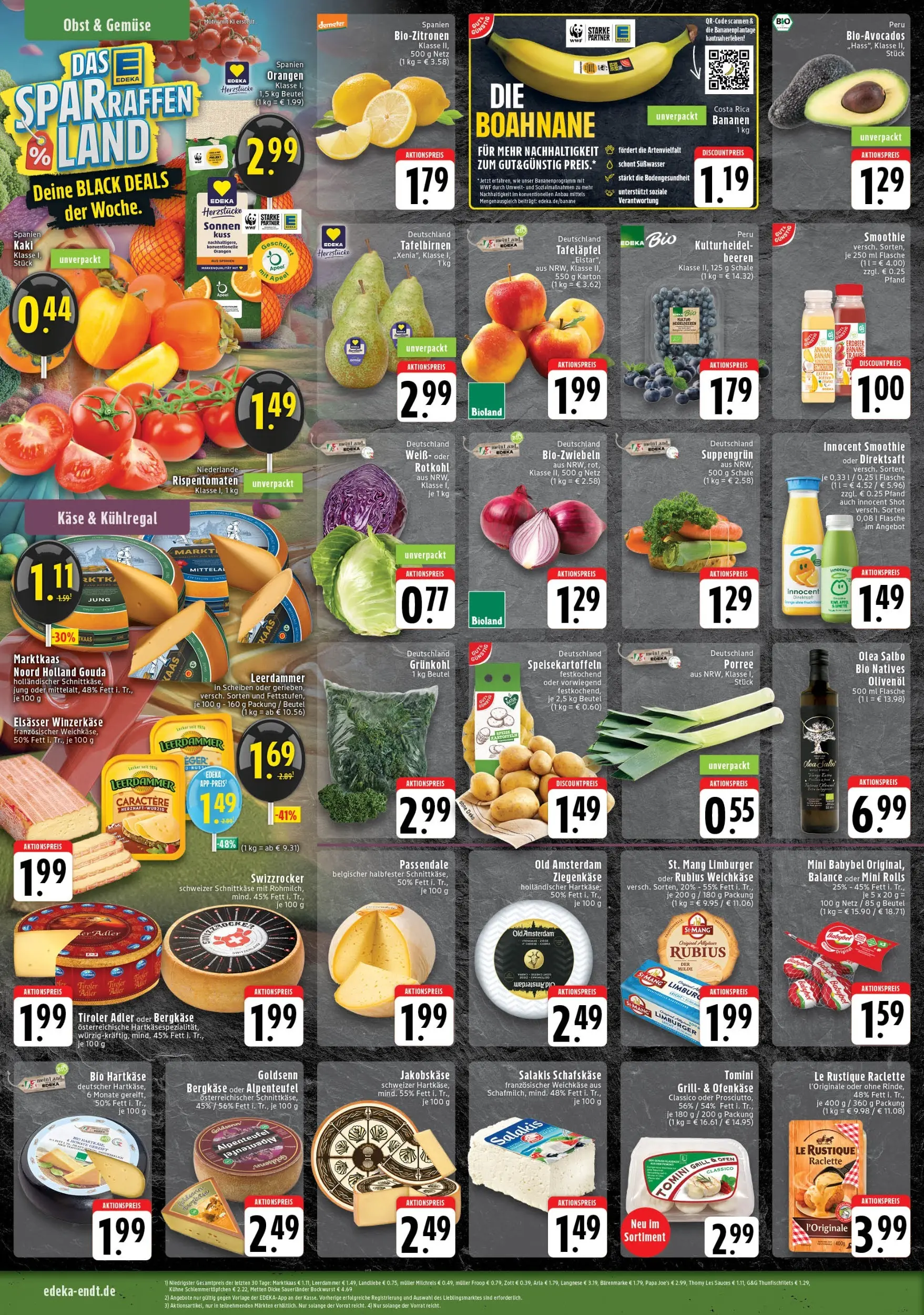 Edeka prospekt Mönchengladbach-Bettrath	 (ab 23.11.2025) » Angebote Online | Seite: 4 | Produkte: Ziegenkäse, Apple, Obst, Kaki