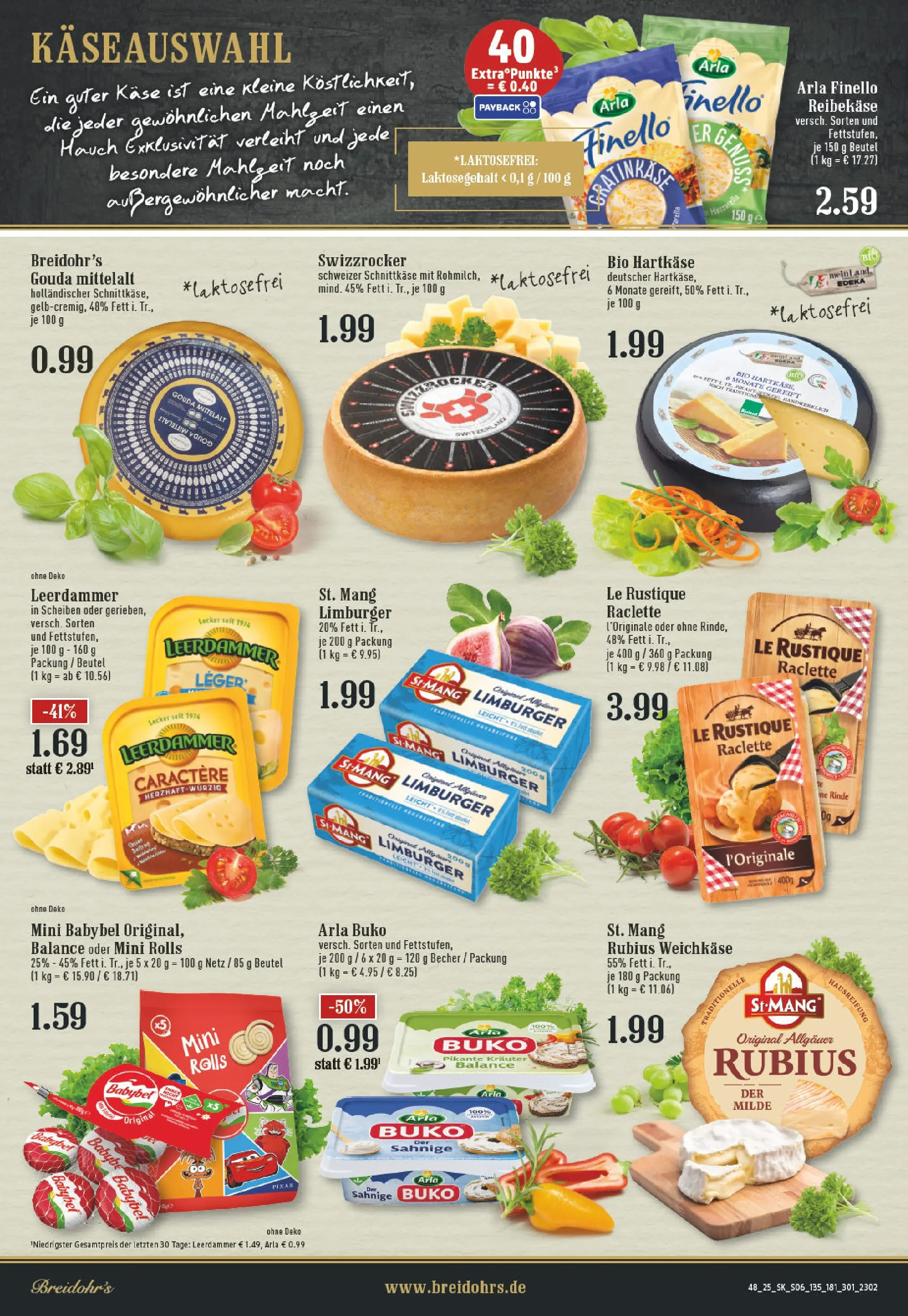 Edeka prospekt Rösrath	 (ab 23.11.2025) » Angebote Online | Seite: 8 | Produkte: Leerdammer, Babybel, Raclette, Reibekase