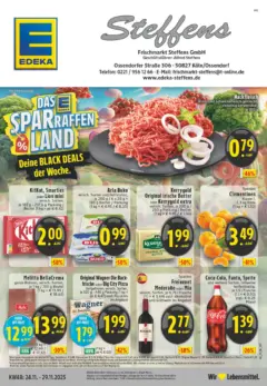 Edeka prospekt Koeln -Ossendorf	 ab 23.11.2025 gültig