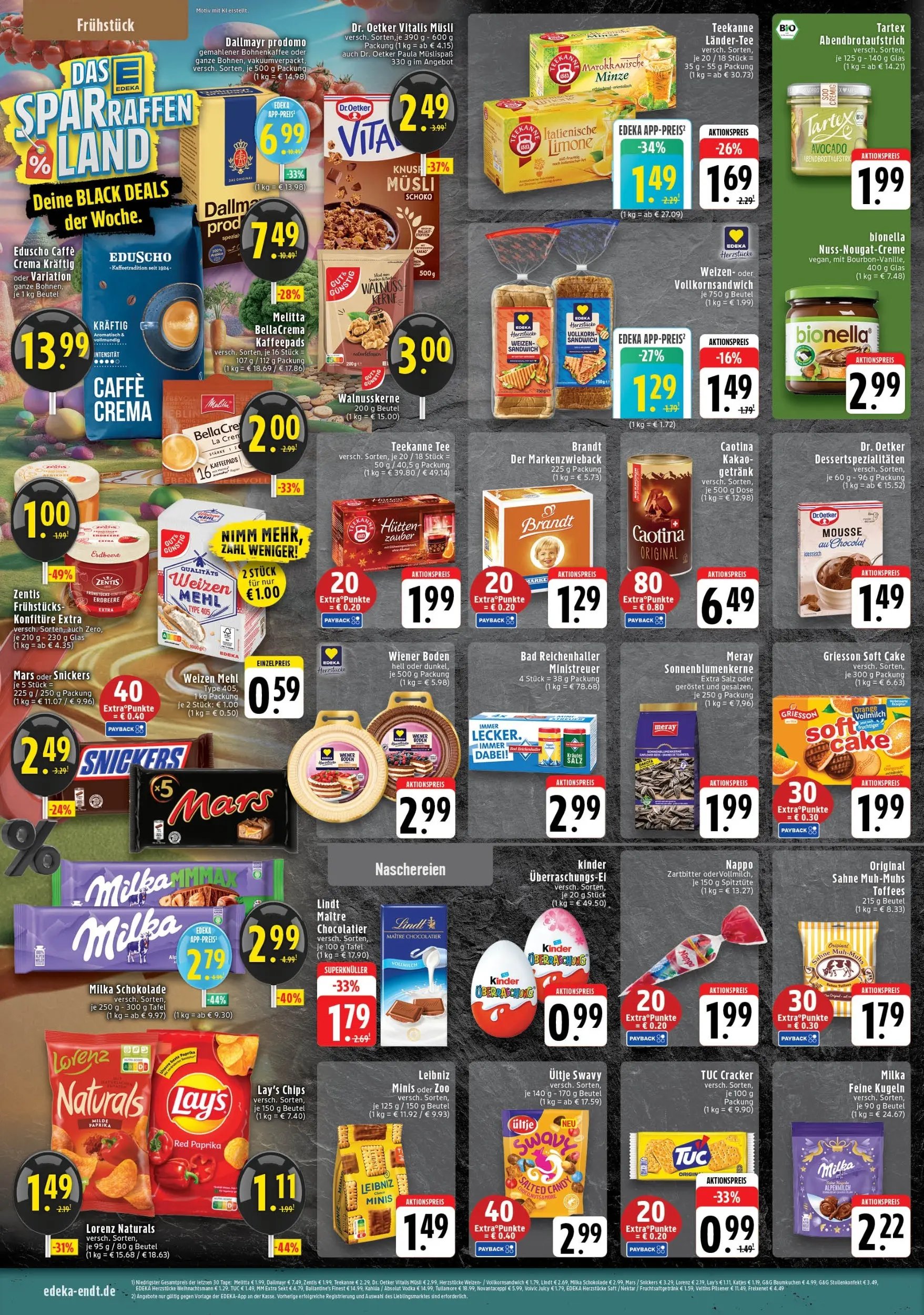 Edeka prospekt Mönchengladbach-Bettrath	 (ab 23.11.2025) » Angebote Online | Seite: 6 | Produkte: Milka schokolade, Milka, Mars, Teekanne