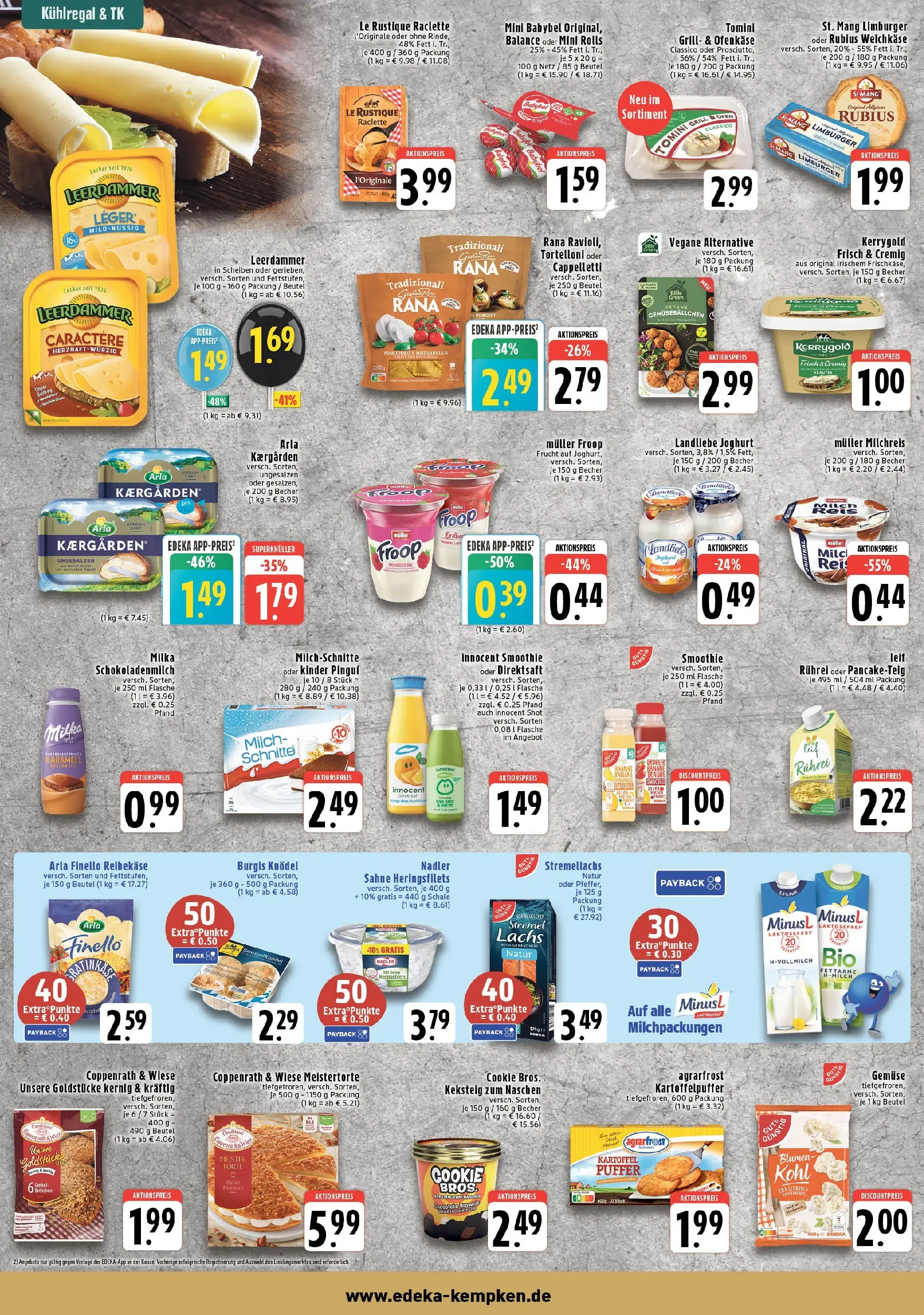 Edeka prospekt Krefeld - Hüls	 (ab 23.11.2025) » Angebote Online | Seite: 4 | Produkte: Froop, Grill, Milka, Frischkase