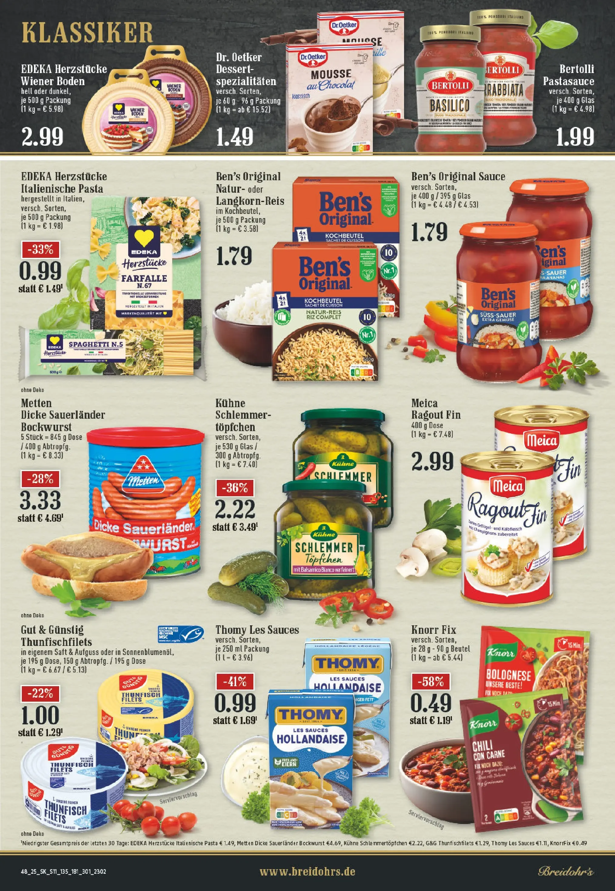 Edeka prospekt Rösrath	 (ab 23.11.2025) » Angebote Online | Seite: 13 | Produkte: Knorr fix, Ananas, Knorr, Pasta