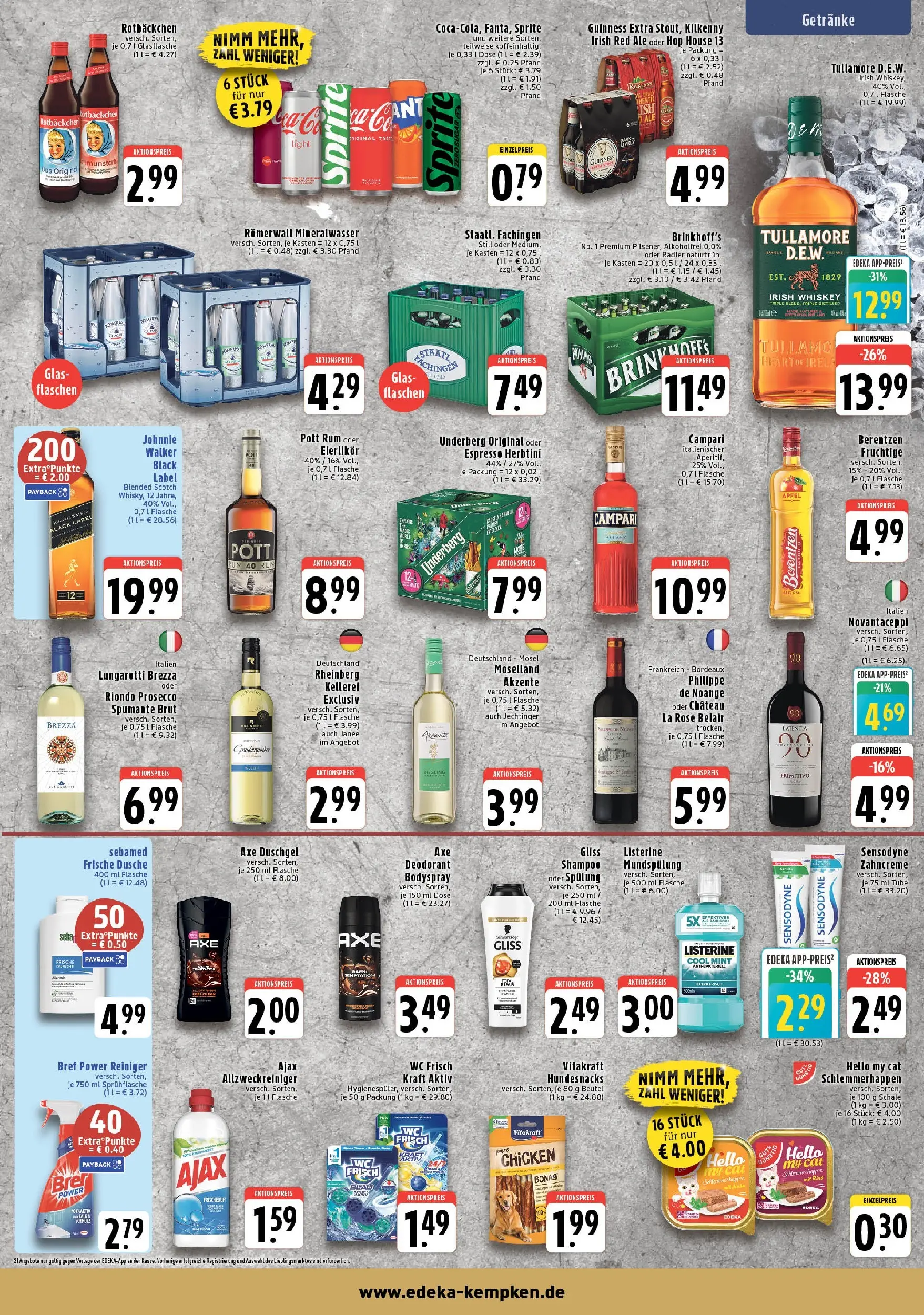 Edeka prospekt Krefeld - Hüls	 (ab 23.11.2025) » Angebote Online | Seite: 7 | Produkte: Campari, Äpfel, Shampoo, Shower Gel