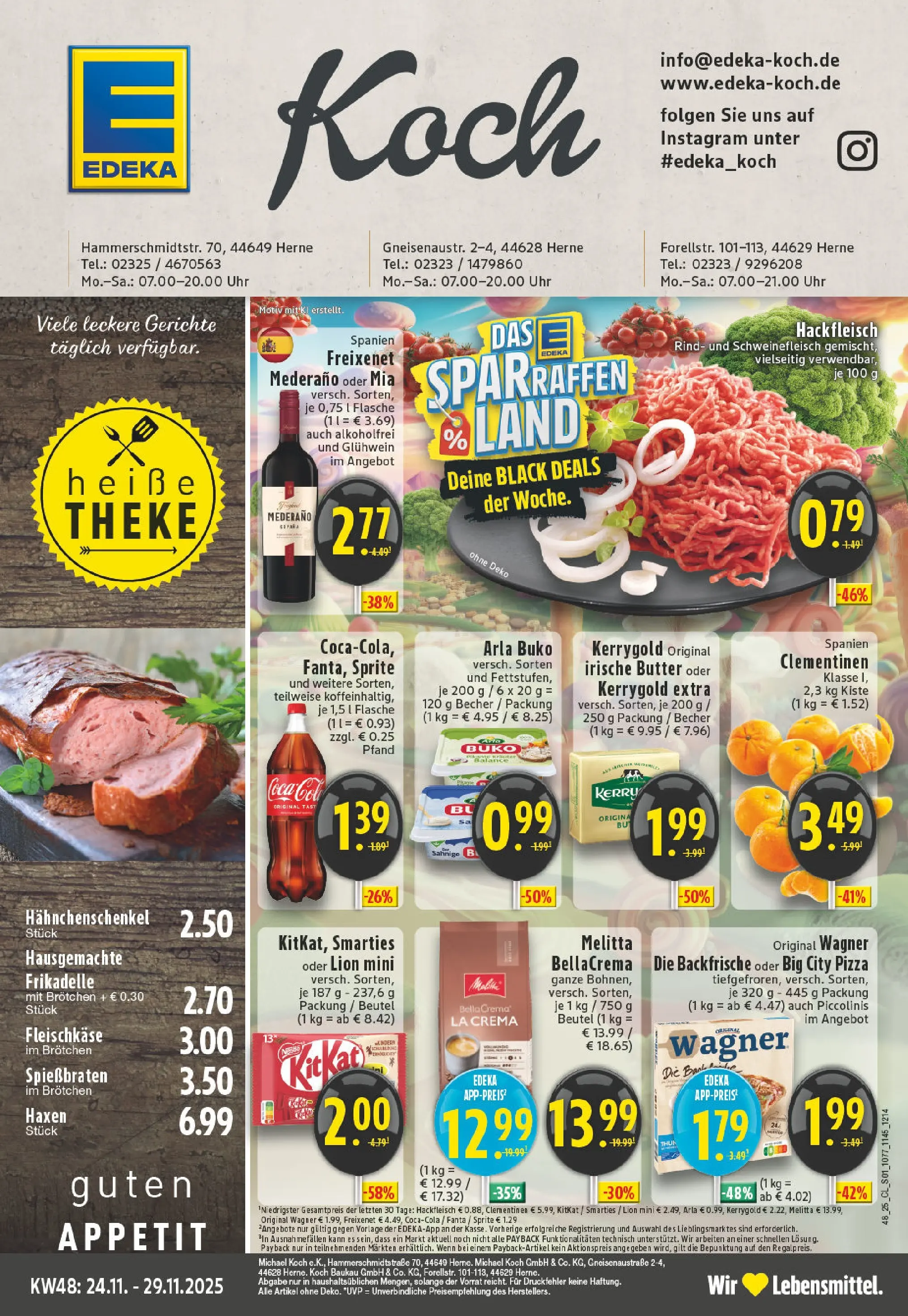 Edeka prospekt Herne	 (ab 23.11.2025) » Angebote Online | Seite: 1