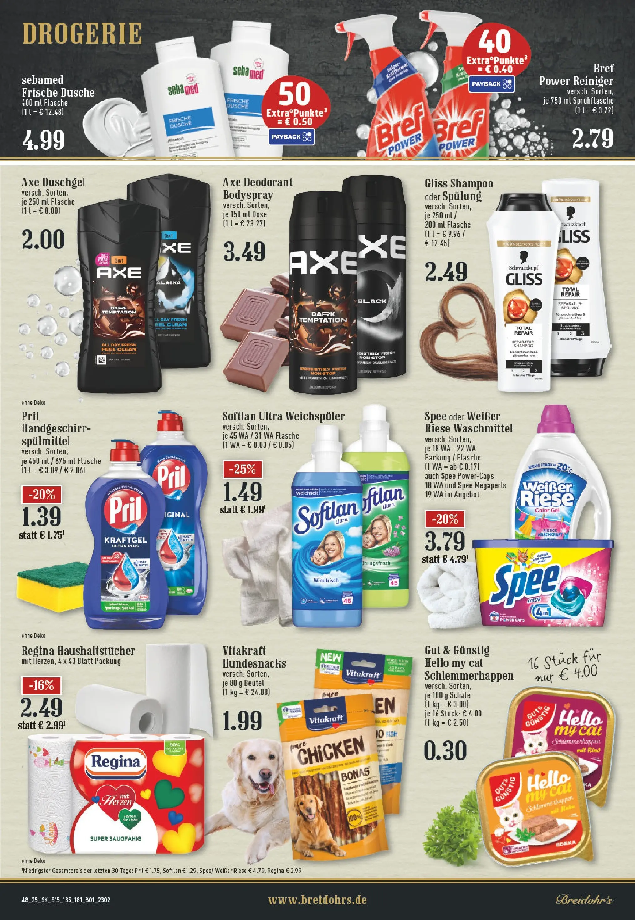 Edeka prospekt Rösrath	 (ab 23.11.2025) » Angebote Online | Seite: 17 | Produkte: Spülung, Duschgel, Deodorant, Waschmittel