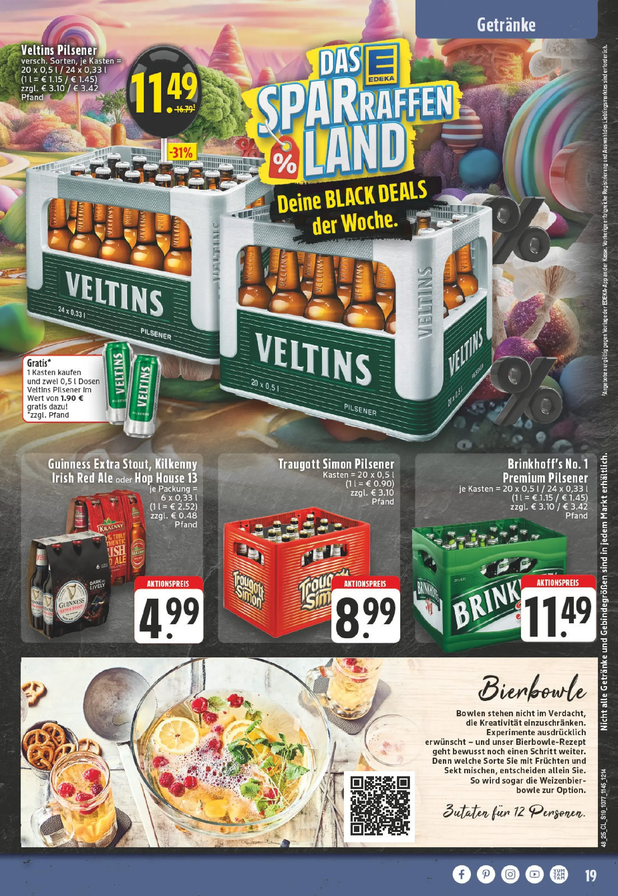 Edeka prospekt Herne	 (ab 23.11.2025) » Angebote Online | Seite: 19