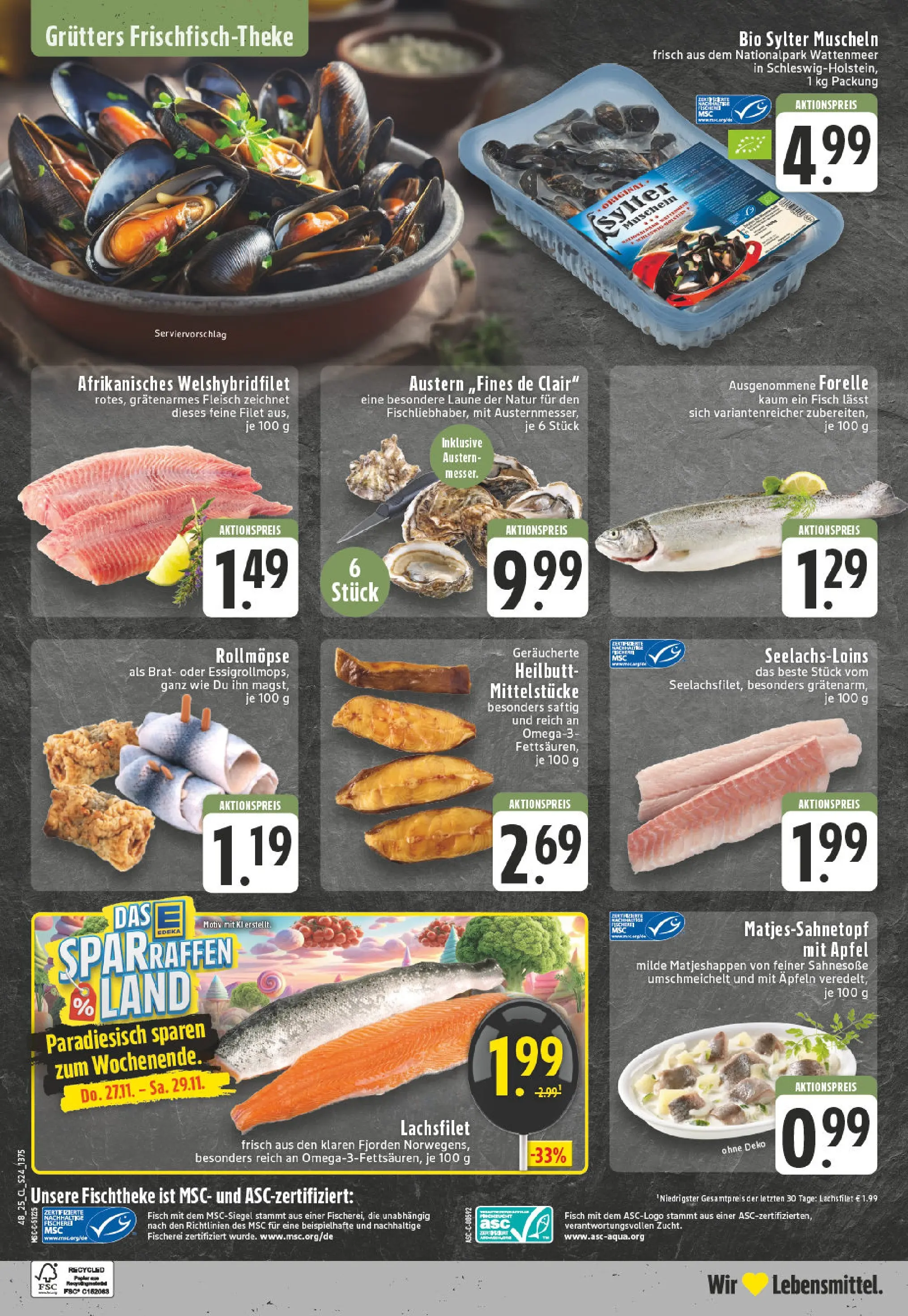 Edeka prospekt Witten-Herbede	 (ab 23.11.2025) » Angebote Online | Seite: 24 | Produkte: Äpfel, Apple, Fisch, Fleisch