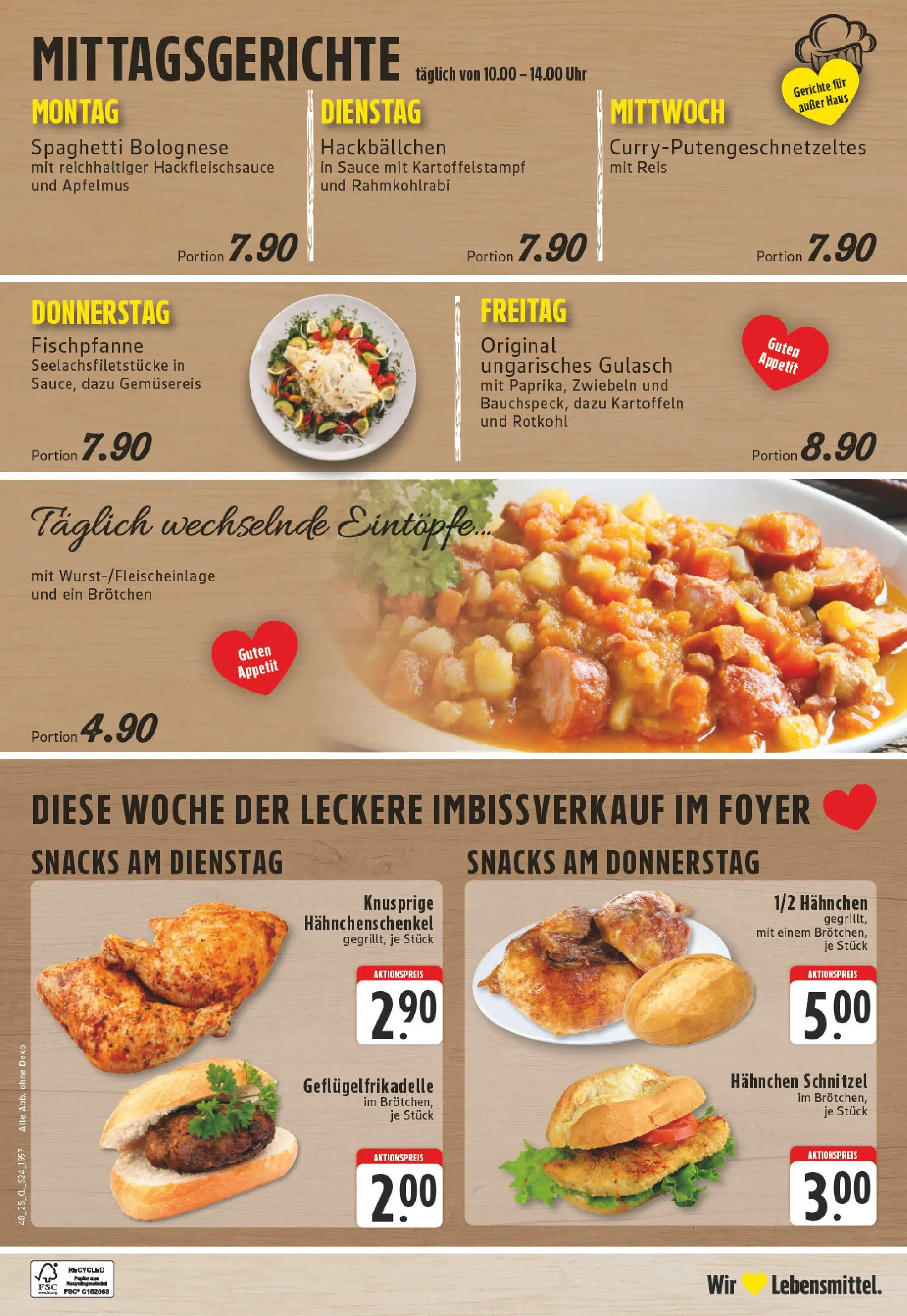 Edeka prospekt Leverkusen-Schlebusch	 (ab 23.11.2025) » Angebote Online | Seite: 24 | Produkte: Hahnchen, Kartoffeln, Gulasch, Uhr