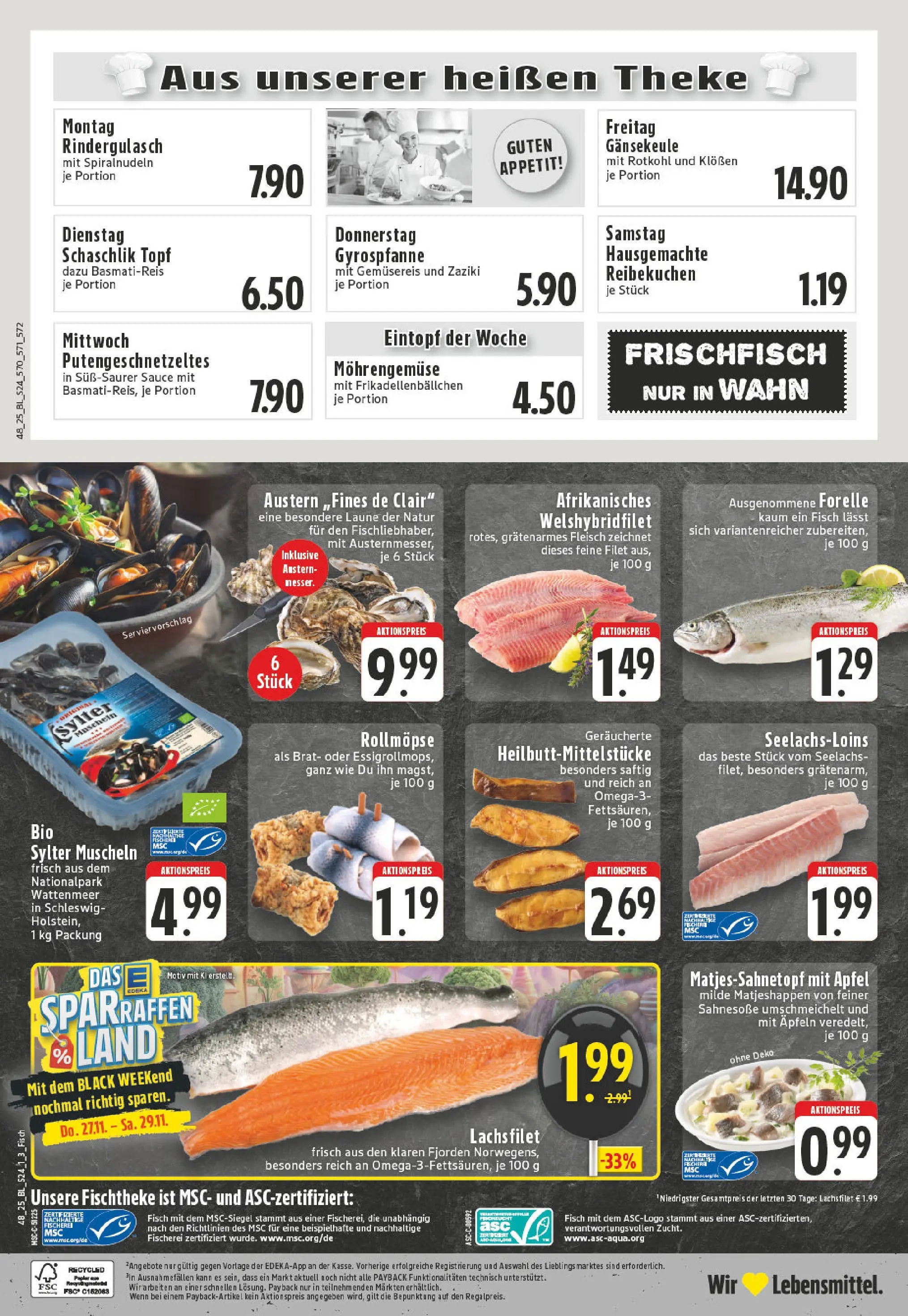 Edeka prospekt Köln	 (ab 23.11.2025) » Angebote Online | Seite: 24 | Produkte: Basmatireis, Theke, Apple, Fleisch