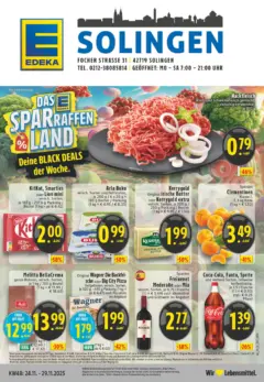 Edeka prospekt Solingen	 ab 23.11.2025 gültig