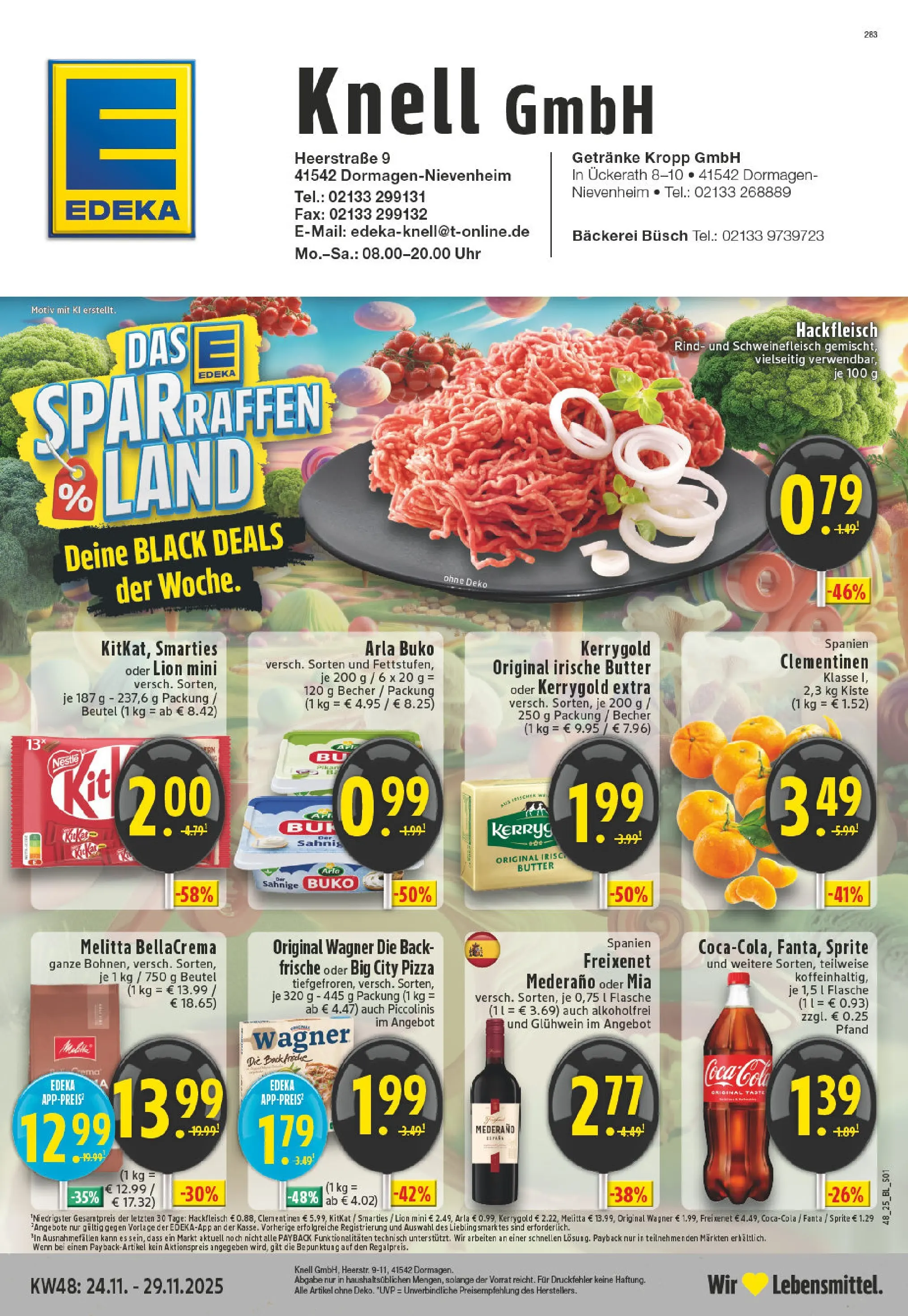 Edeka prospekt Dormagen-Nievenheim	 (ab 23.11.2025) » Angebote Online | Seite: 1