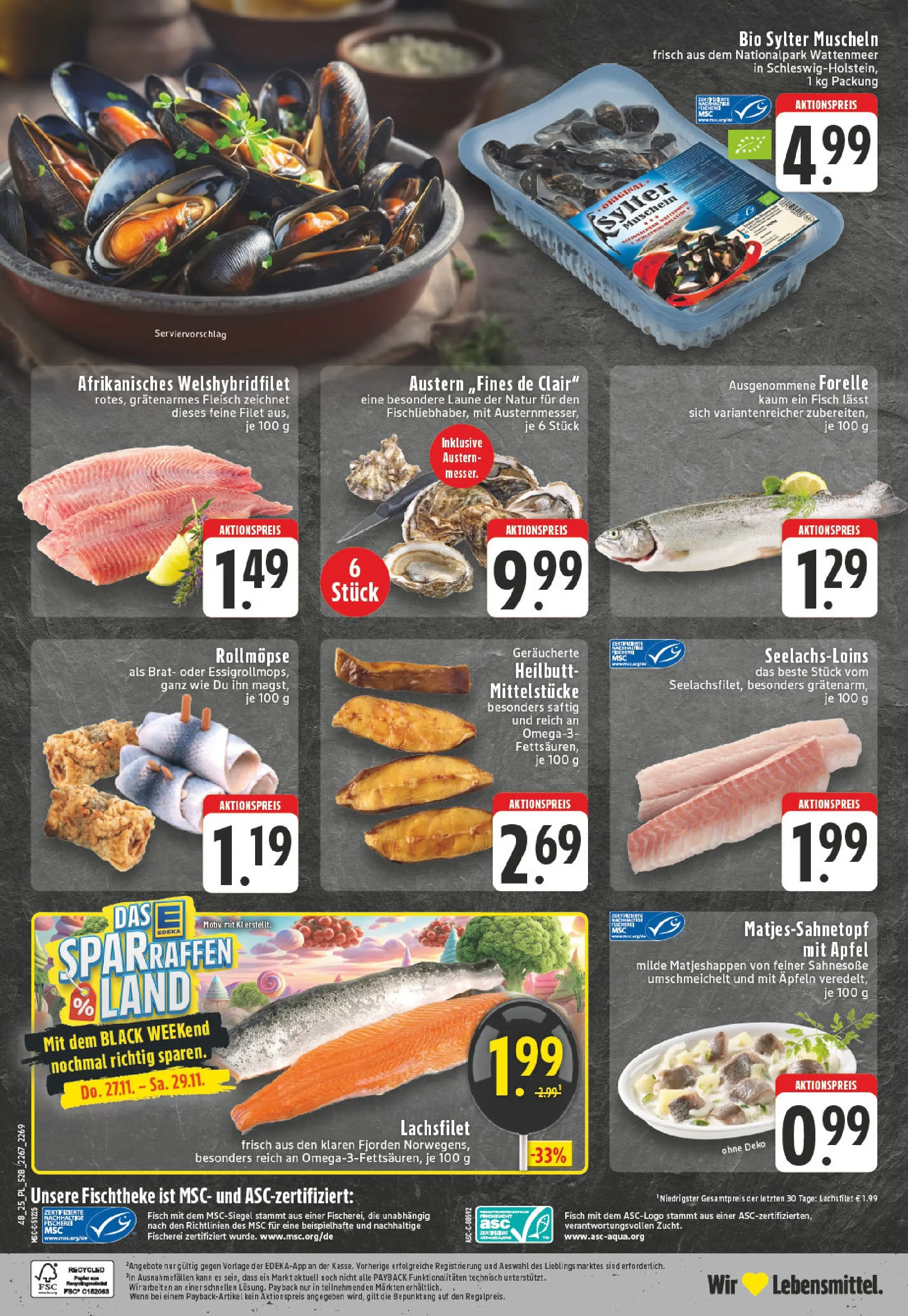 Edeka prospekt Castrop-Rauxel	 (ab 23.11.2025) » Angebote Online | Seite: 28 | Produkte: Äpfel, Apple, Fisch, Fleisch