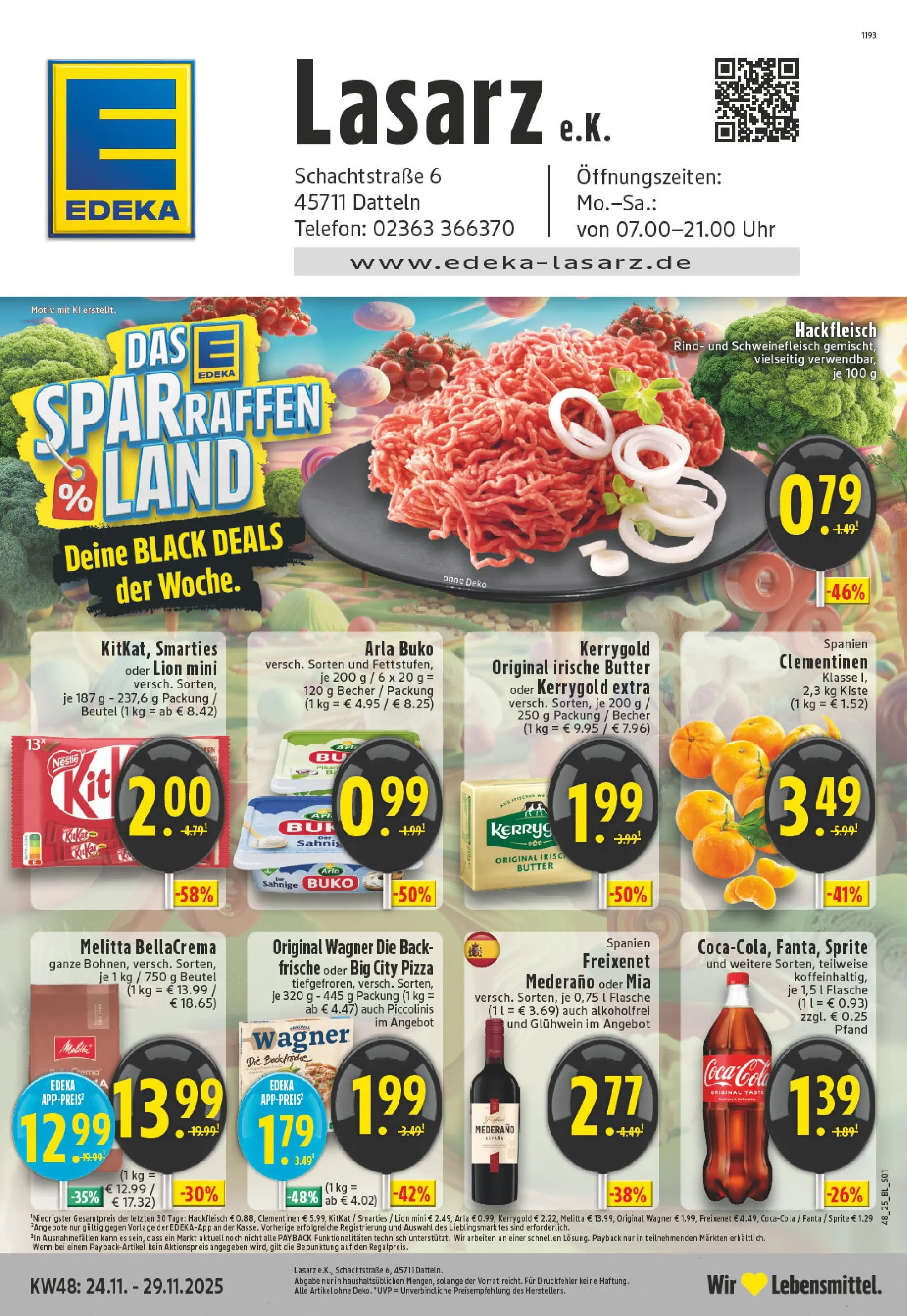 Edeka prospekt Datteln	 (ab 23.11.2025) » Angebote Online | Seite: 1