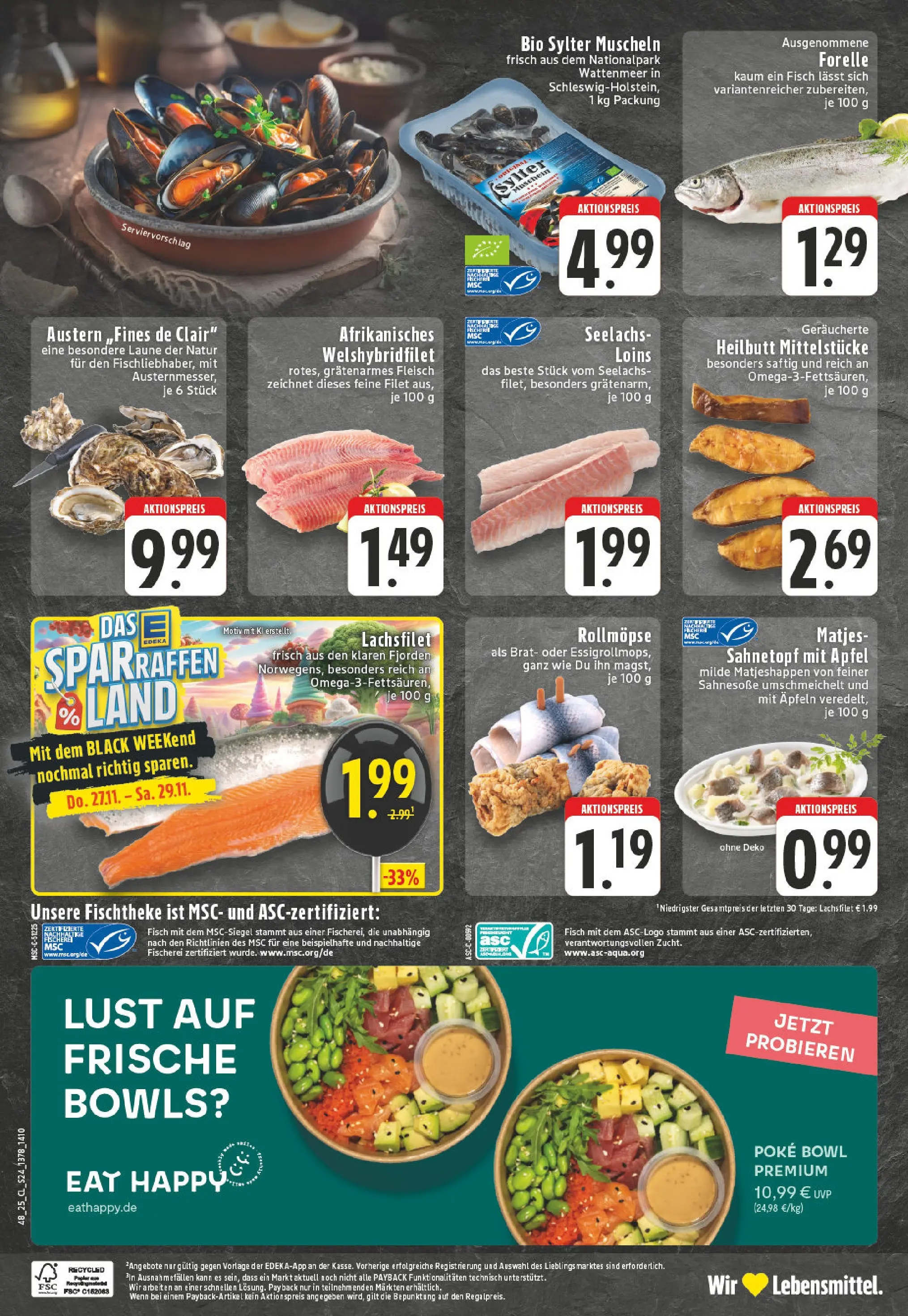 Edeka prospekt Ransbach-Baumbach	 (ab 23.11.2025) » Angebote Online | Seite: 24 | Produkte: Äpfel, Apple, Fisch, Fleisch