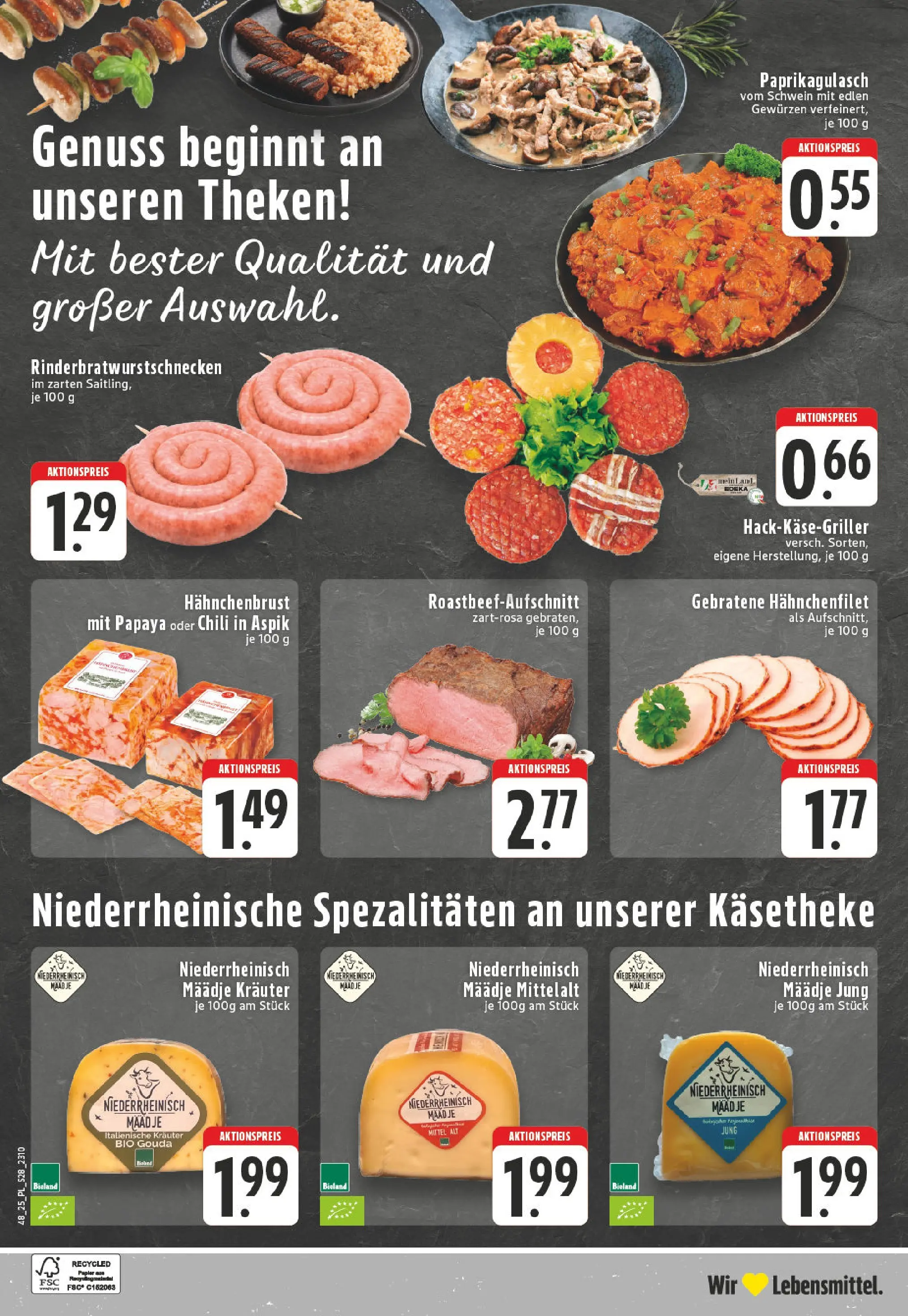 Edeka prospekt Goch	 (ab 23.11.2025) » Angebote Online | Seite: 28 | Produkte: Gouda, Chili, Hahnchenbrust