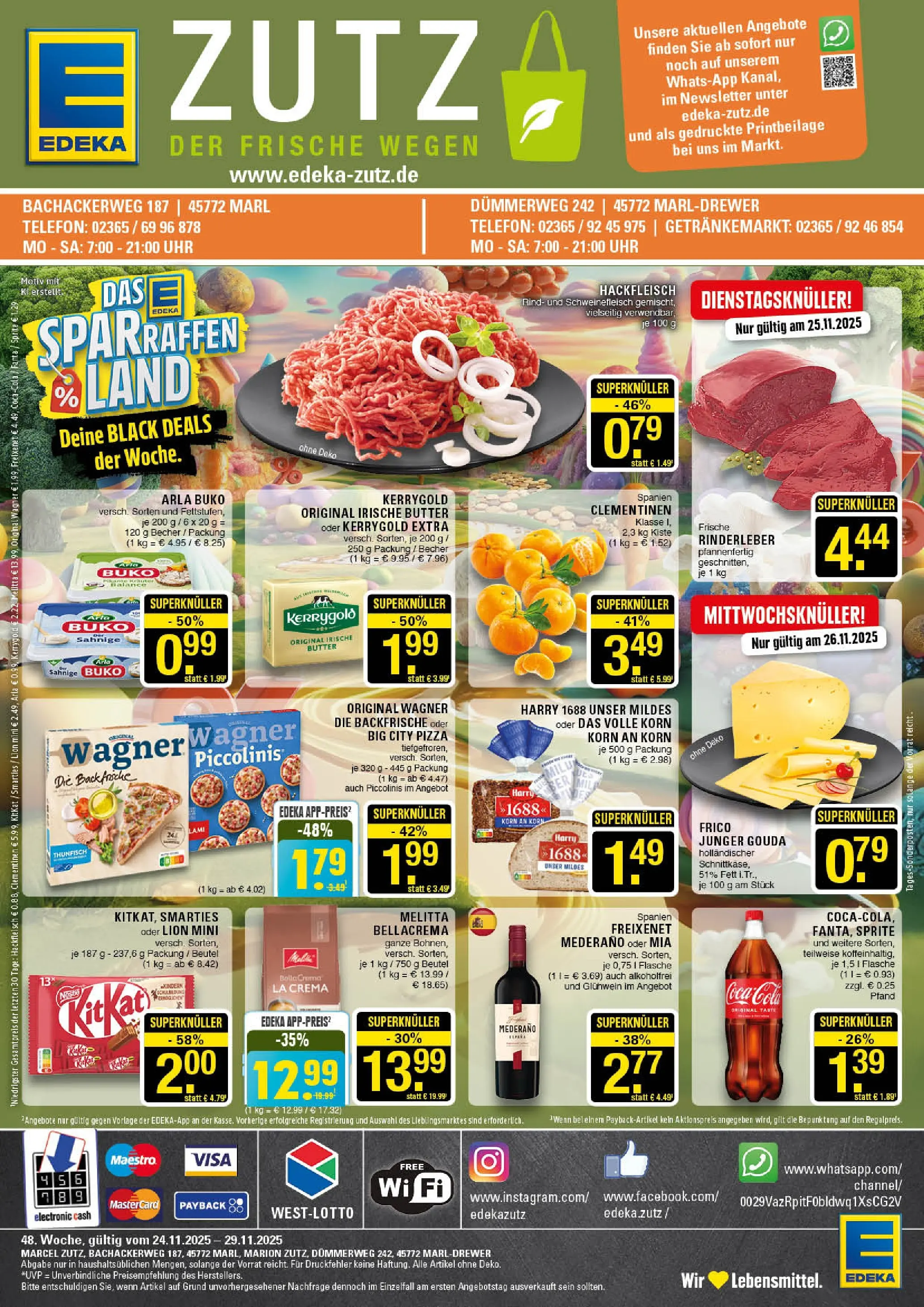 Edeka prospekt Marl	 (ab 23.11.2025) » Angebote Online | Seite: 1