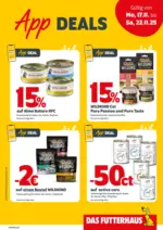 DAS FUTTERHAUS-Leer Das Futterhaus: App Deals - bis 22.11.2025
