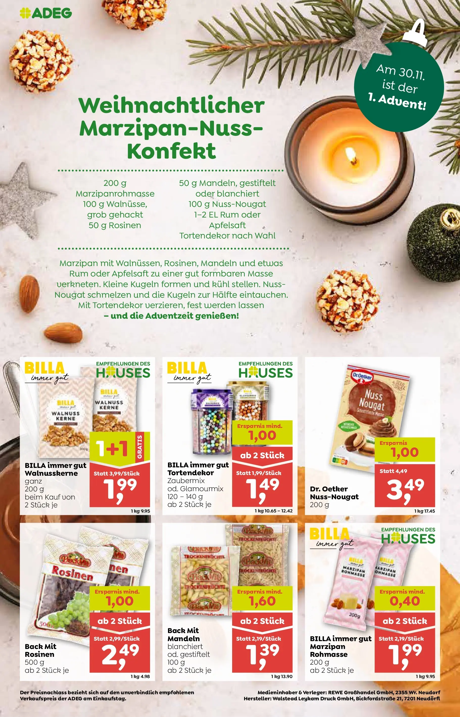 ADEG - ADEG: Backen von 26.11.2025 - Aktuelle Angebote | Seite: 4 | Produkte: Rosinen, Planche de surf
