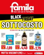 Famila SOTTOCOSTO - BLACK FRIDAY - al 30.11.2025