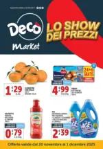 Deco Market Lo show dei prezzi - al 01.12.2025
