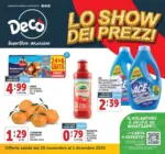 Deco Market Lo show dei prezzi - al 01.12.2025