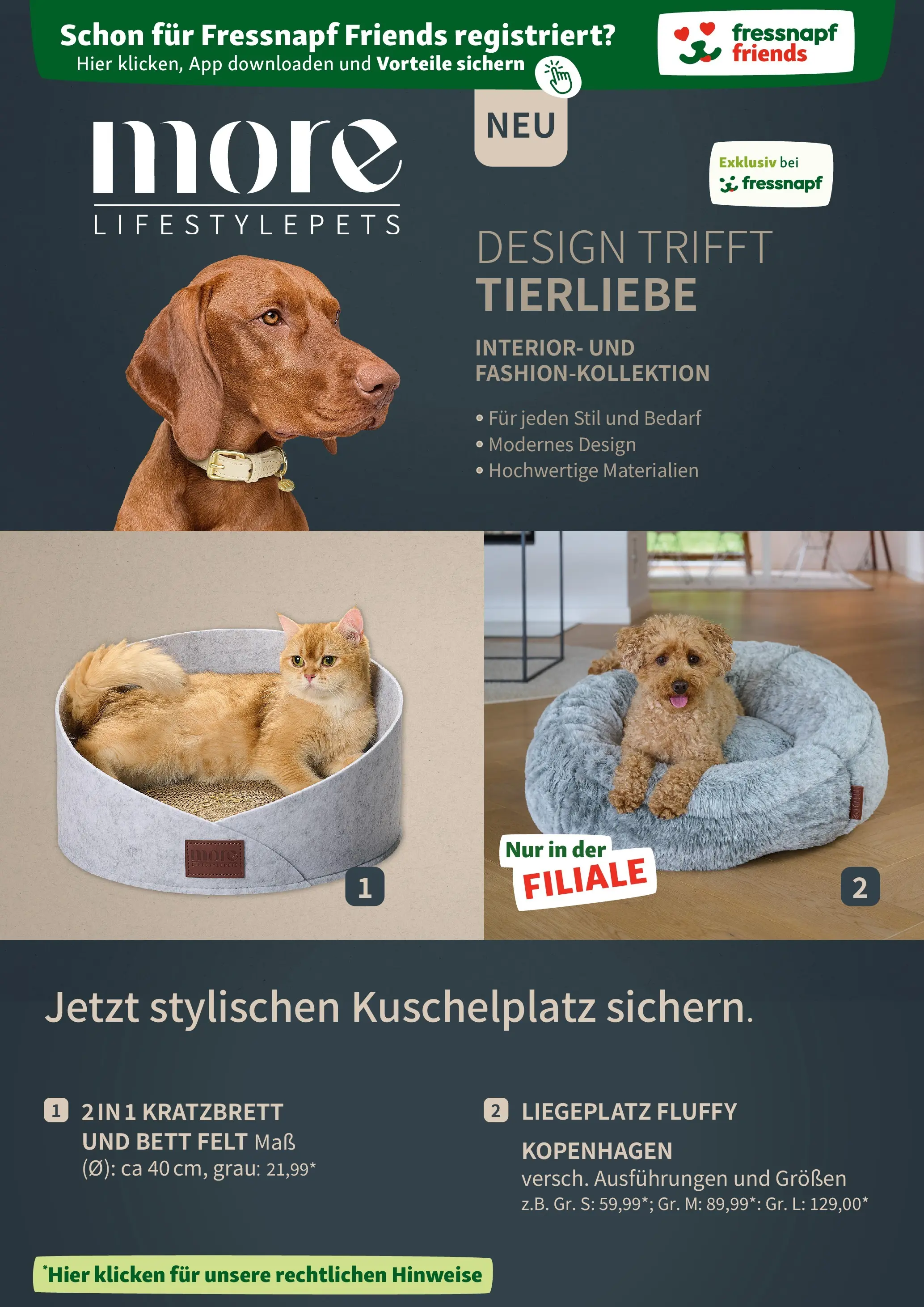 Fressnapf BLACK FRIDAY - Flugblatt (28.11.2025) | Seite: 4 | Produkte: Bett