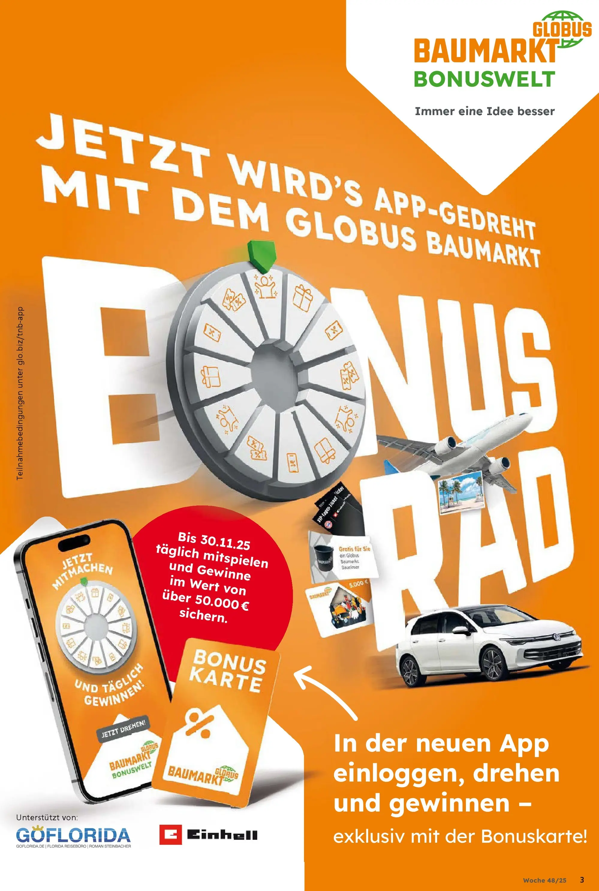 Globus Baumarkt prospekt Forchheim	 (ab 23.11.2025) zum Blättern | Seite: 3