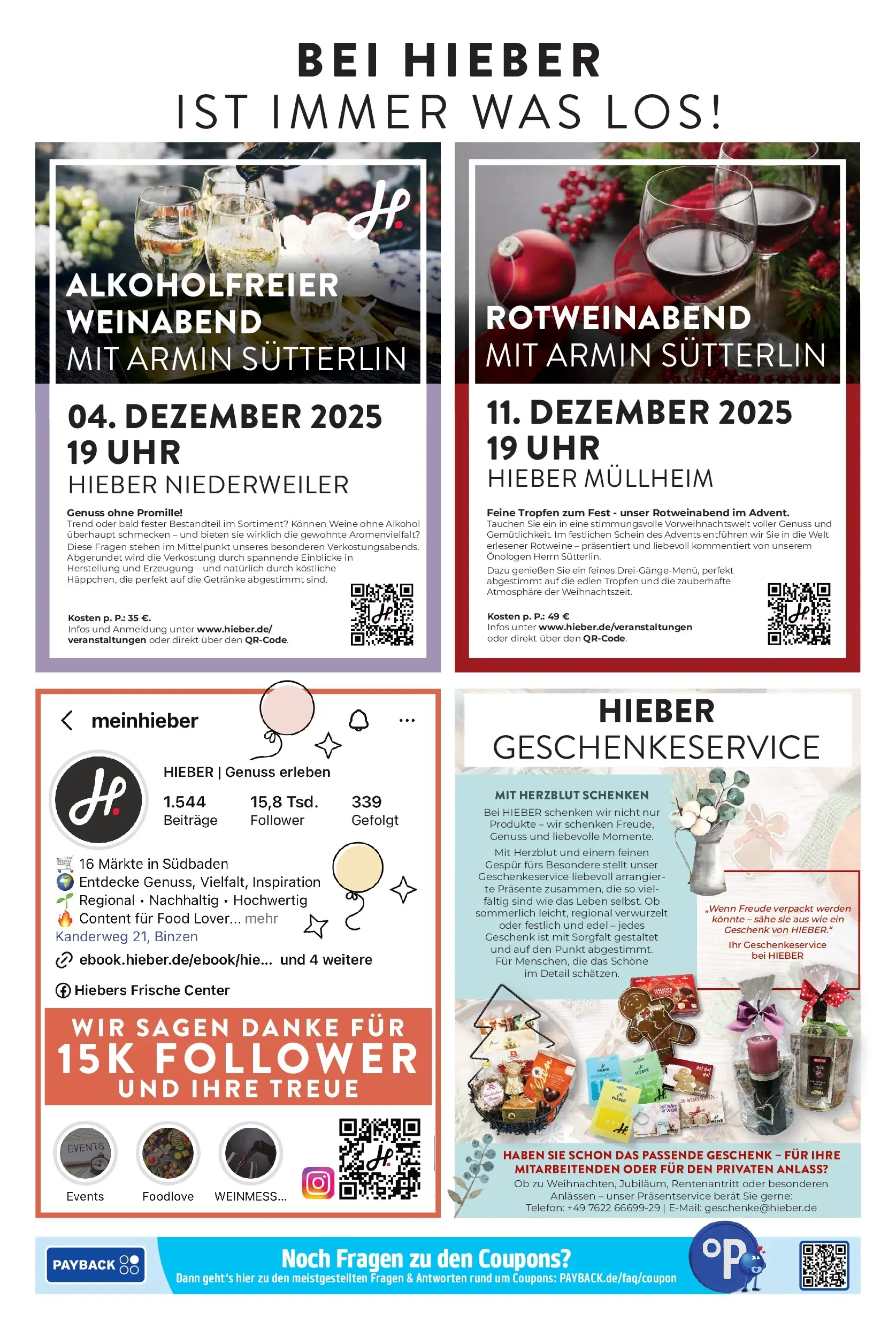 Entdecke - Hieber's Frischecenter: Meine Woche (ab 23.11.2025) zum Blättern | Seite: 12