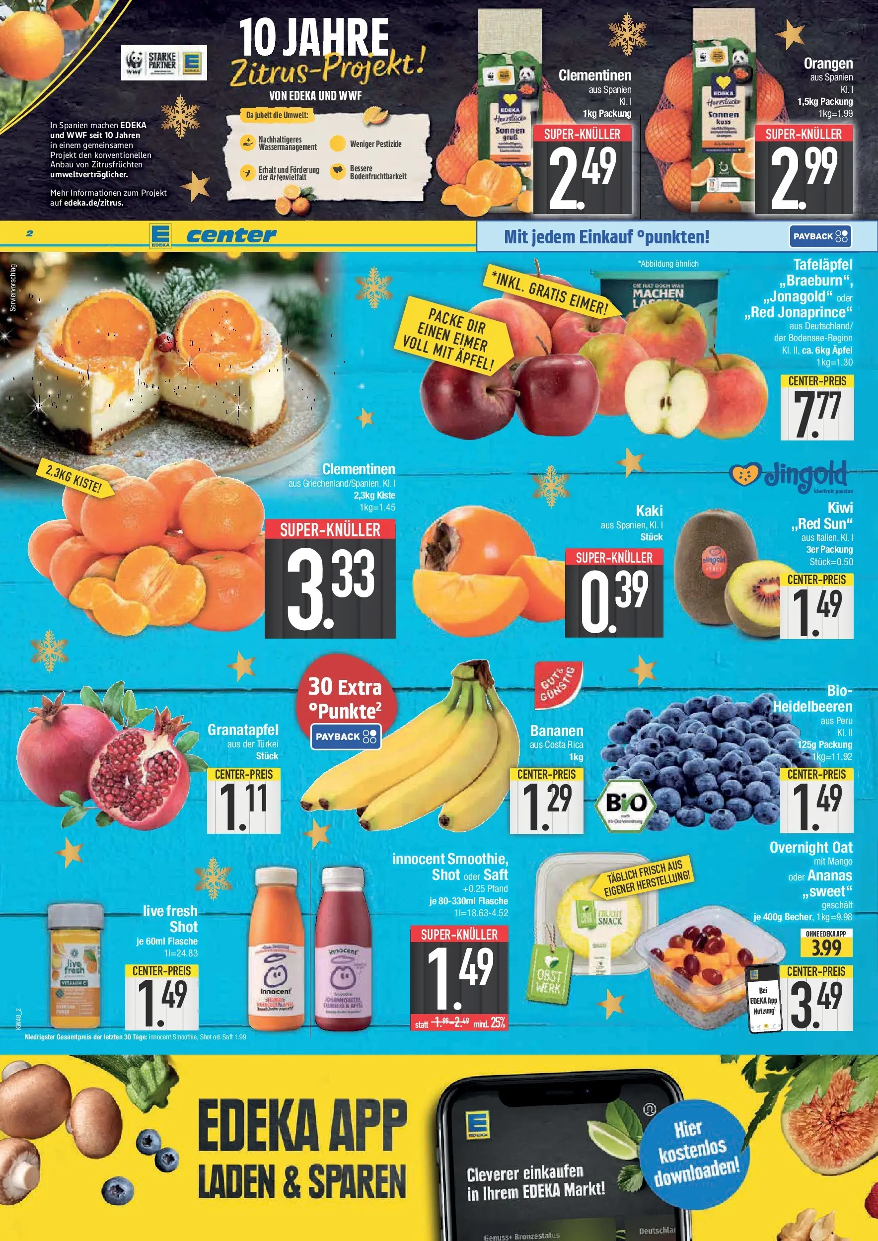 Edeka prospekt Neustadt	 (ab 23.11.2025) » Angebote Online | Seite: 2 | Produkte: Granatapfel, Apple, Mango, Kiwi