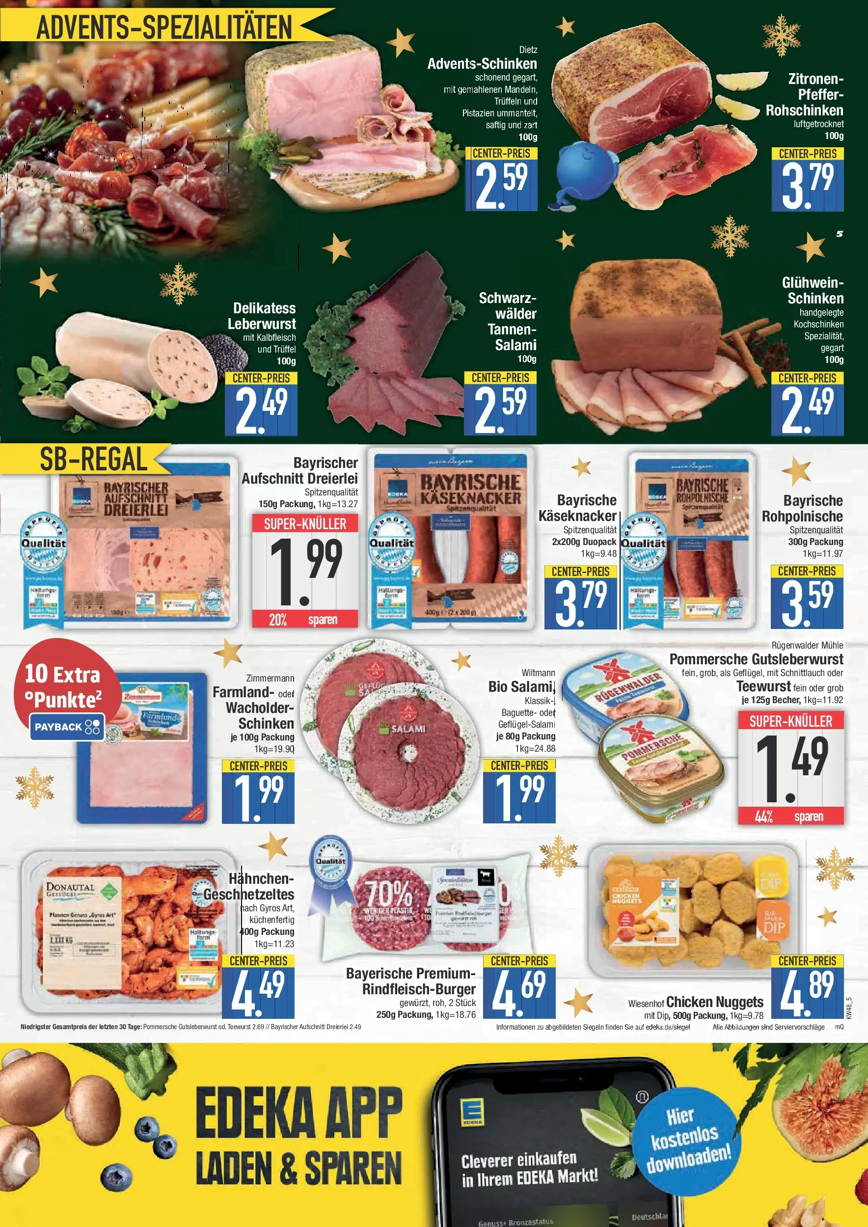 Edeka prospekt Neustadt	 (ab 23.11.2025) » Angebote Online | Seite: 5 | Produkte: Baguette, Pistazien, Gyros, Schinken