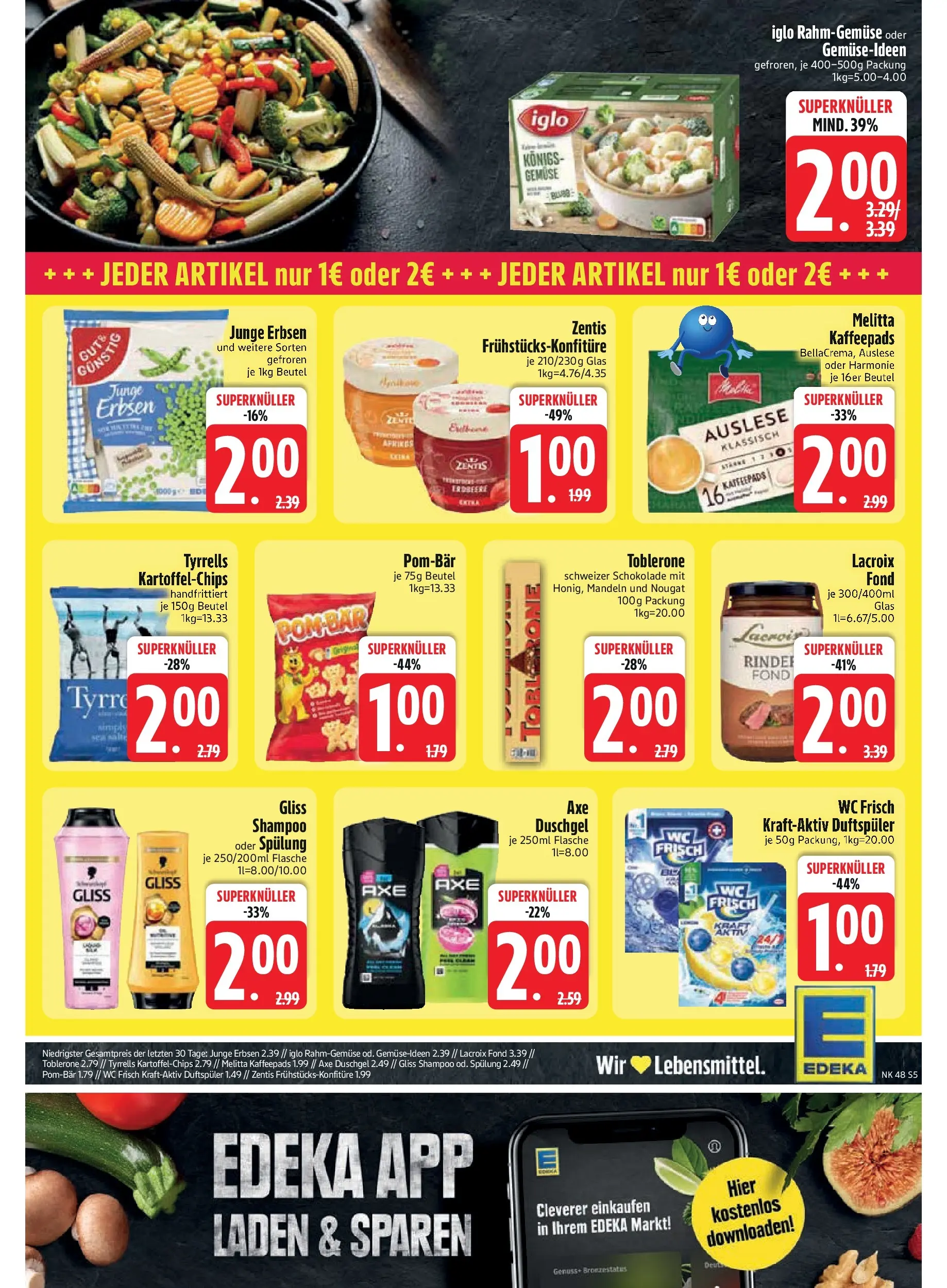 Edeka prospekt Vohburg	 (ab 23.11.2025) » Angebote Online | Seite: 7 | Produkte: Schokolade, POM-BÄR, Duschgel, Shower Gel