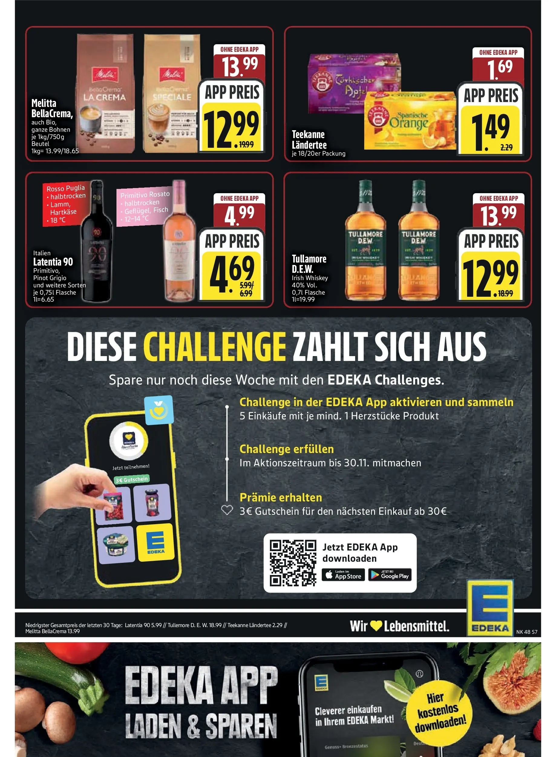Edeka prospekt Vohburg	 (ab 23.11.2025) » Angebote Online | Seite: 9 | Produkte: Melitta, Fisch, Teekanne, Whiskey