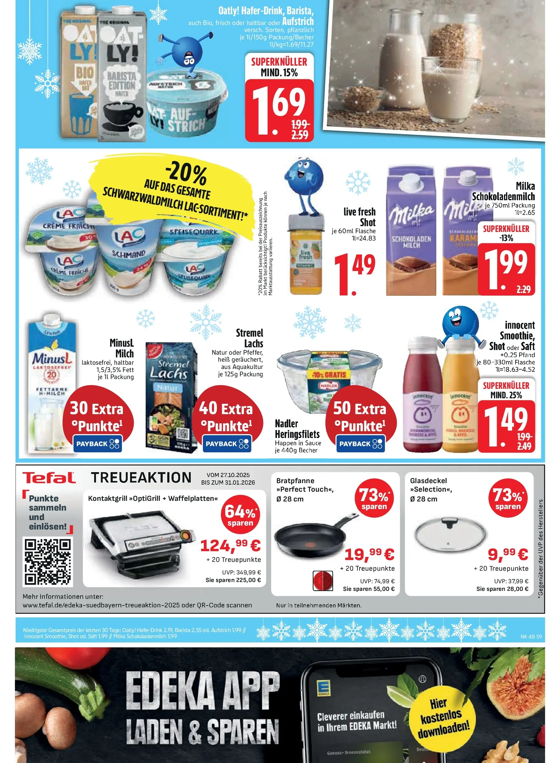 Edeka prospekt Vohburg	 (ab 23.11.2025) » Angebote Online | Seite: 11 | Produkte: Grill, Milch, Oatly, Saft
