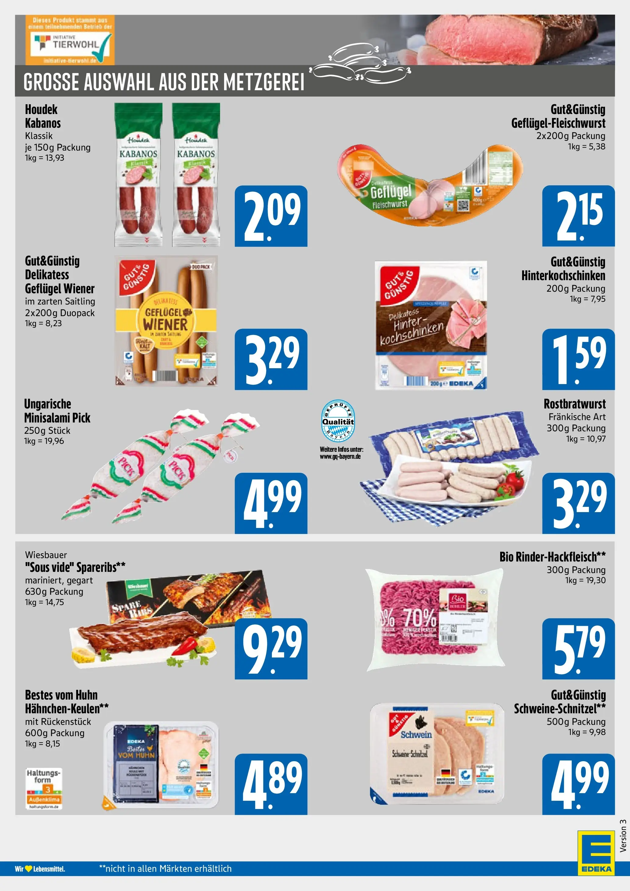 Edeka prospekt München	 (ab 23.11.2025) » Angebote Online | Seite: 4 | Produkte: Schnitzel, Salami