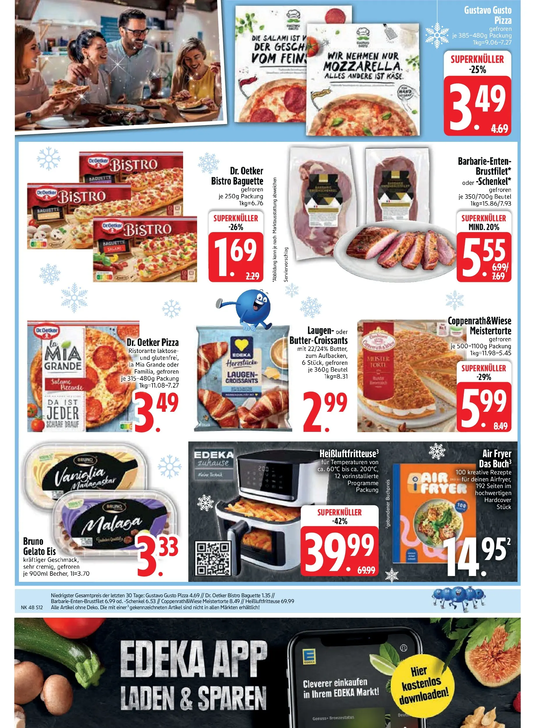 Edeka prospekt Vohburg	 (ab 23.11.2025) » Angebote Online | Seite: 14 | Produkte: Gustavo gusto, Ristorante, Baguette, Eis